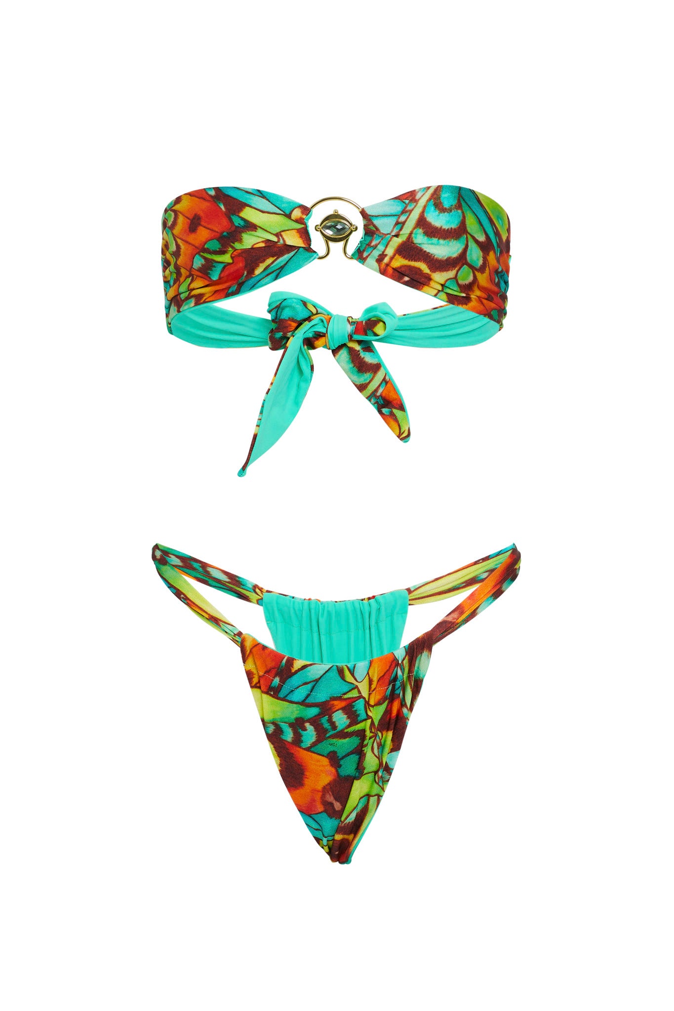 VDM Bailey Butterfly Reversible Bandeau by Selfie Leslie Australia