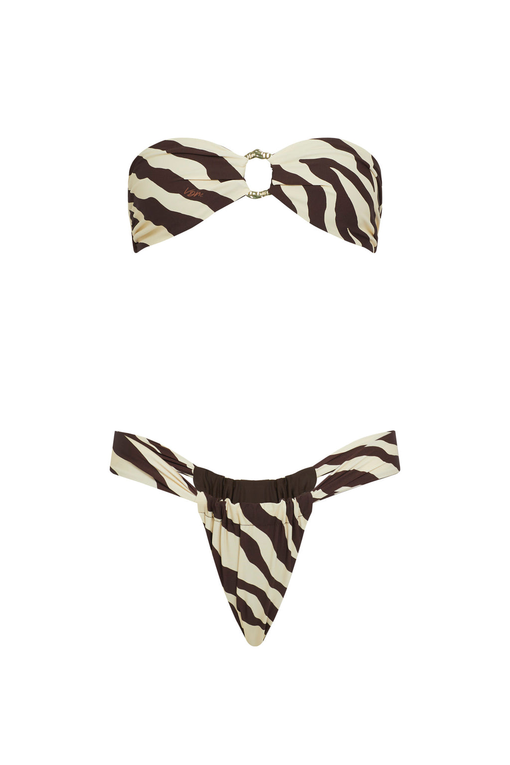 VDM Bailey Zebra Reversible Bandeau by Selfie Leslie Australia