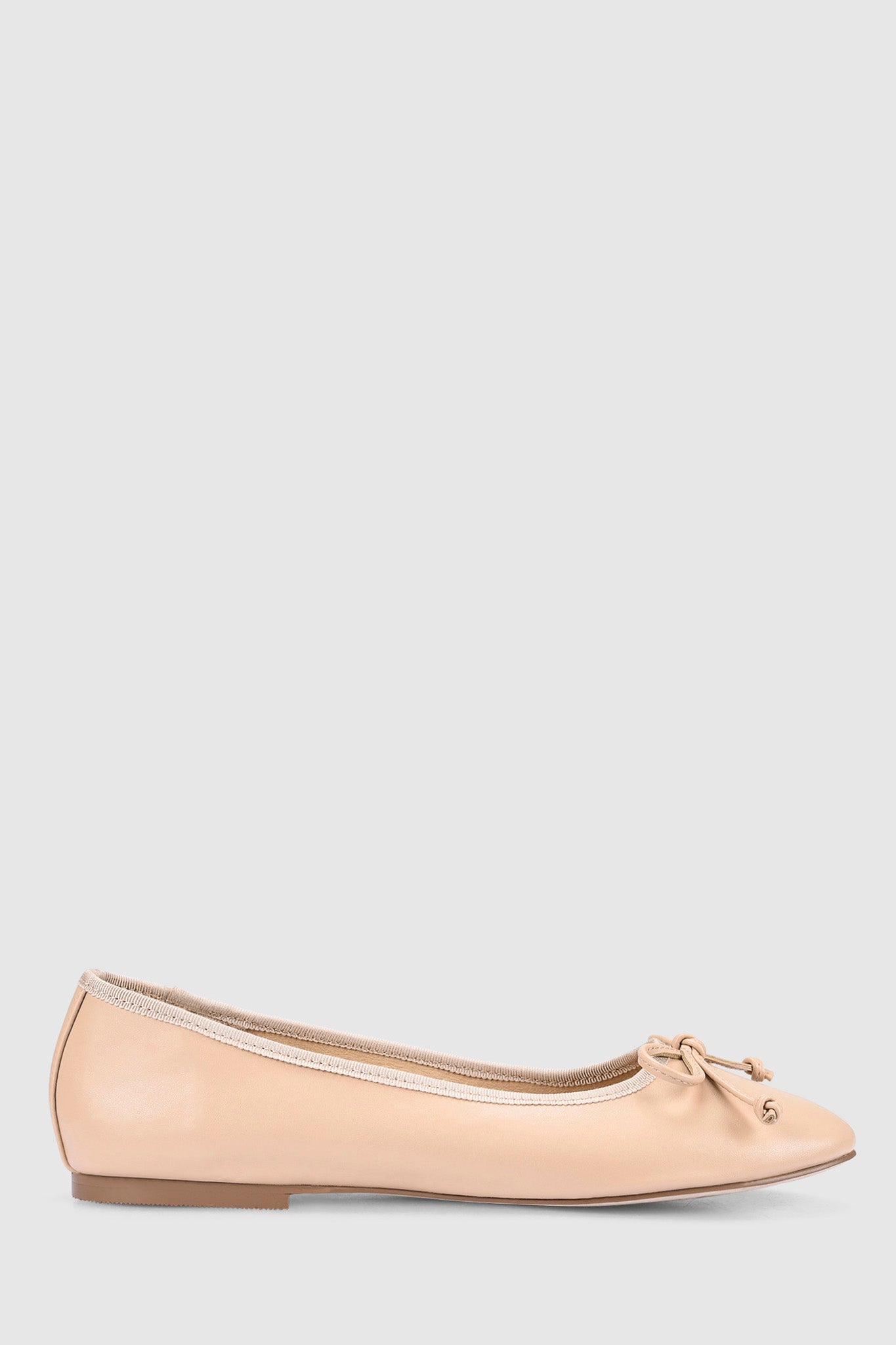 VERALi Ballerina Ballet Flats Nude Smooth by Selfie Leslie Australia