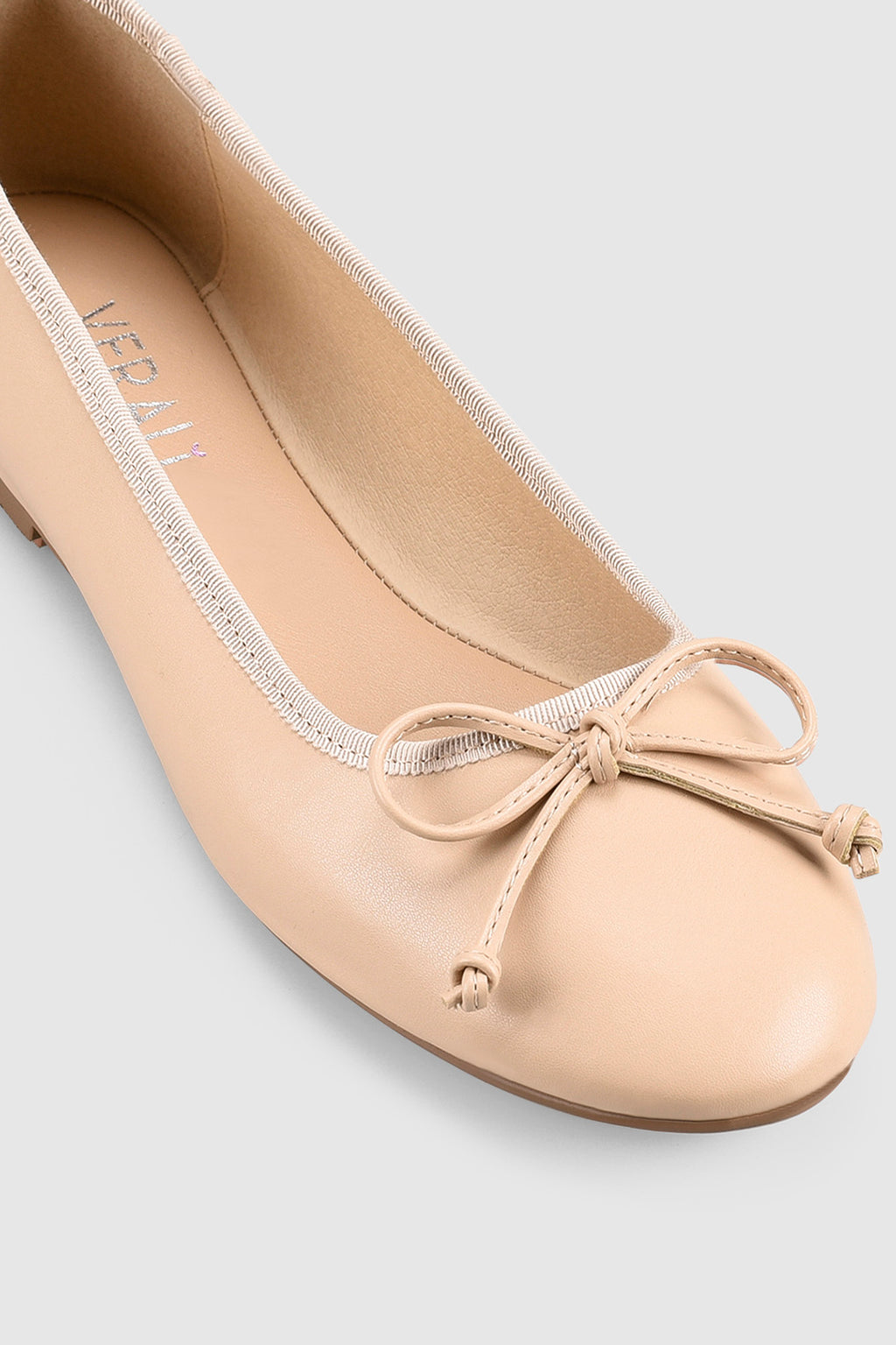 VERALi Ballerina Ballet Flats Nude Smooth by Selfie Leslie Australia