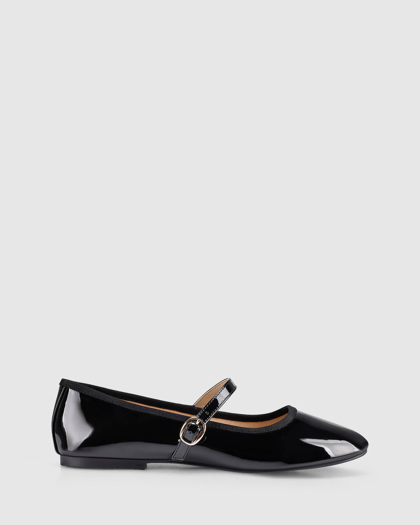VERALi Bambi Mary-Jane Flats Black Patent by Selfie Leslie Australia