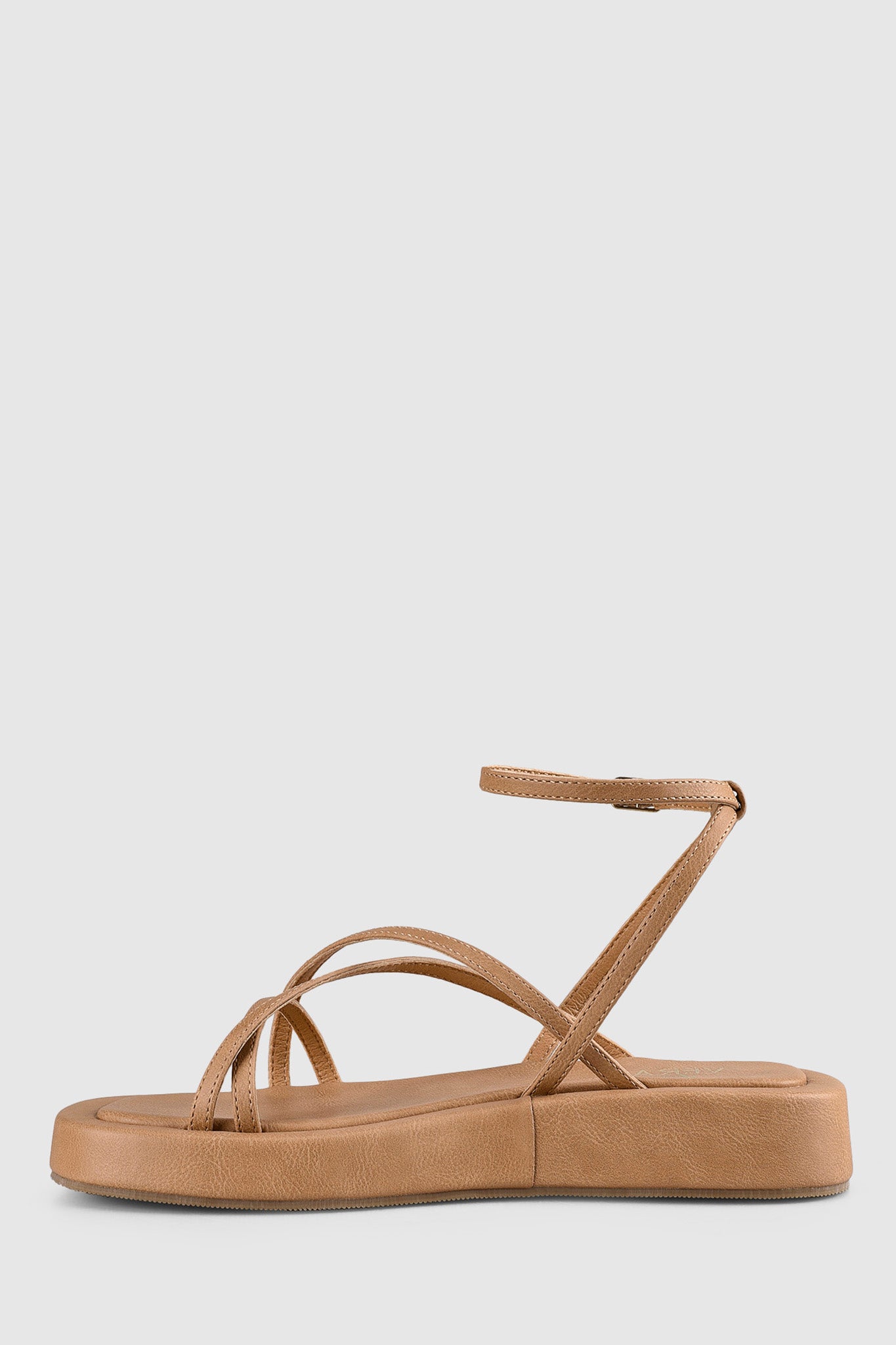 VERALi Bondi Flatform Sandals Caramel Softee by Selfie Leslie Australia