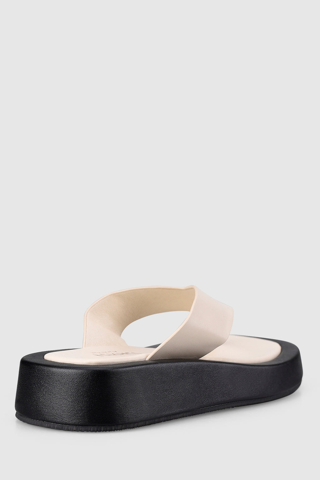 VERALi Boucer II Flatform Thongs Bone Smooth by Selfie Leslie Australia