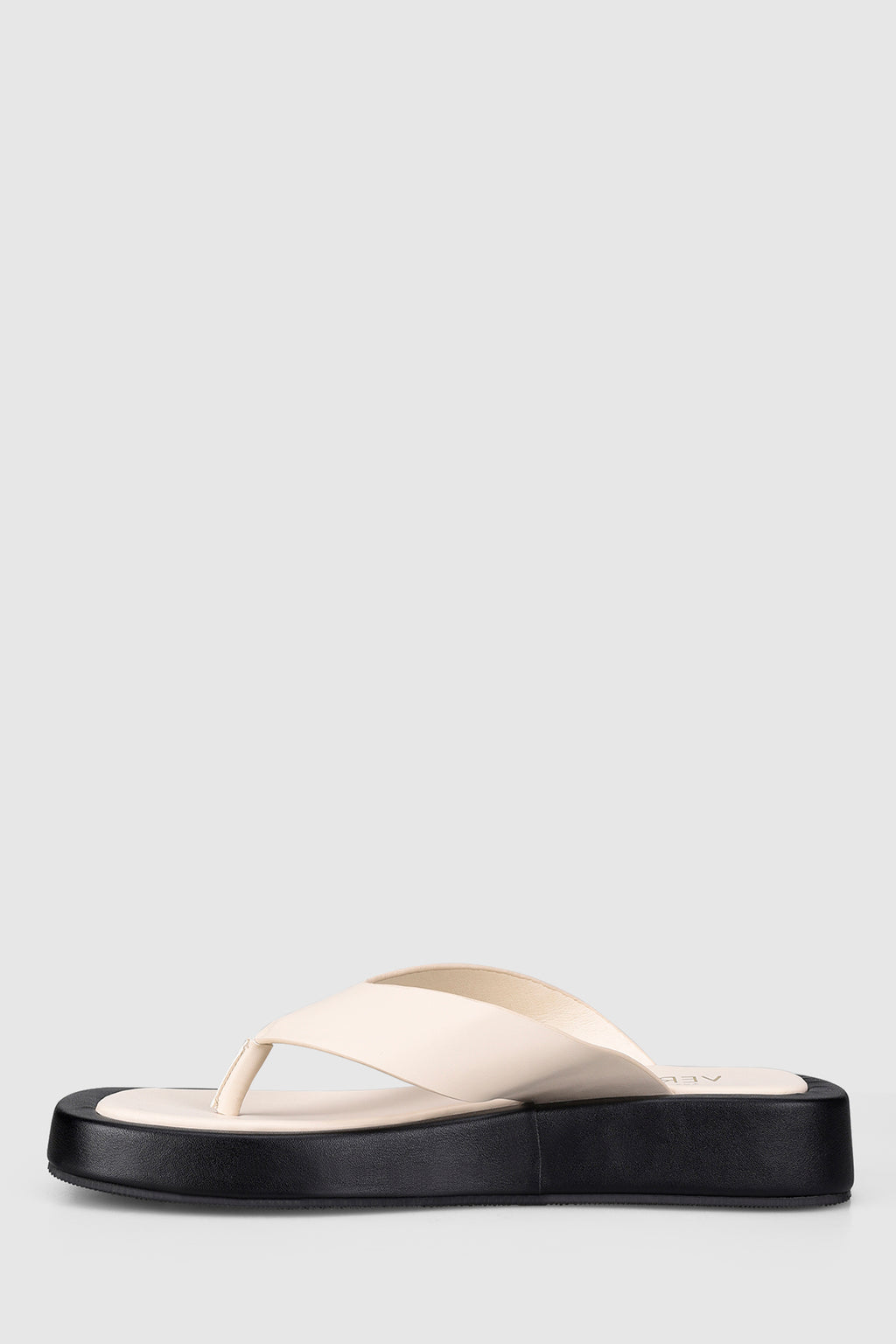 VERALi Boucer II Flatform Thongs Bone Smooth by Selfie Leslie Australia