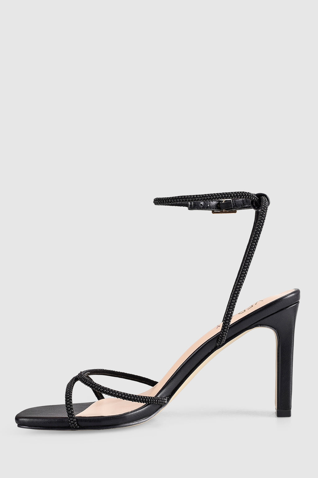 VERALi Kian Block Heel Sandals Black Pearl by Selfie Leslie Australia