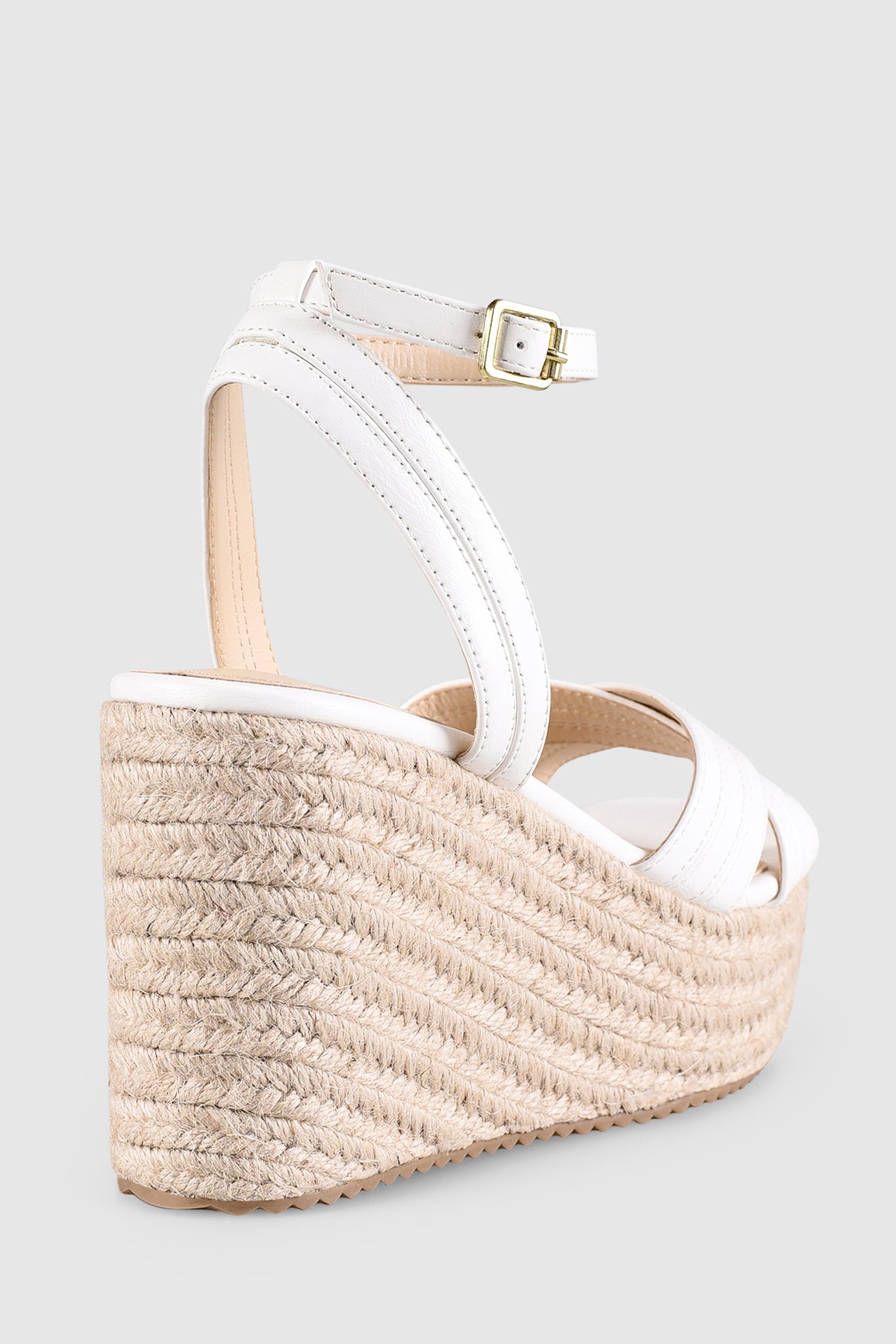 VERALi Callie Rope Wedges White Softee by Selfie Leslie Australia