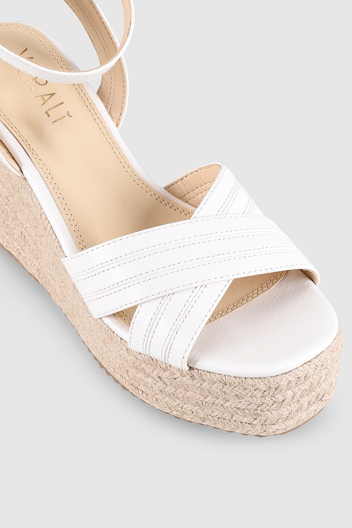 VERALi Callie Rope Wedges White Softee by Selfie Leslie Australia