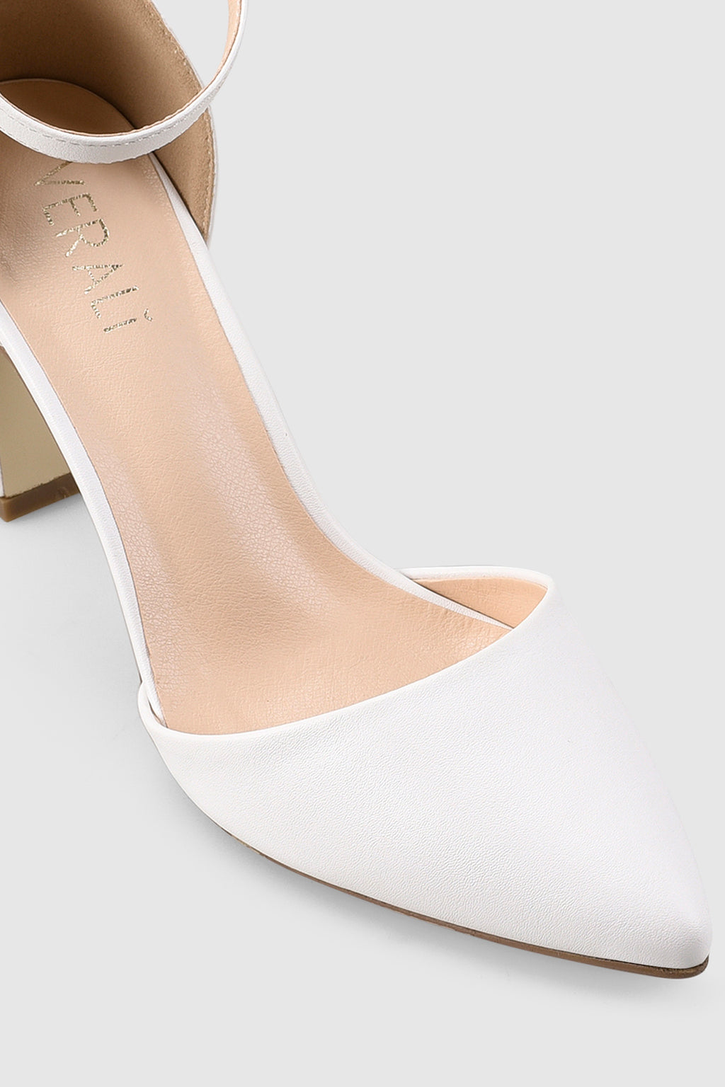 VERALi Kitra Closed Toe Heels White by Selfie Leslie Australia