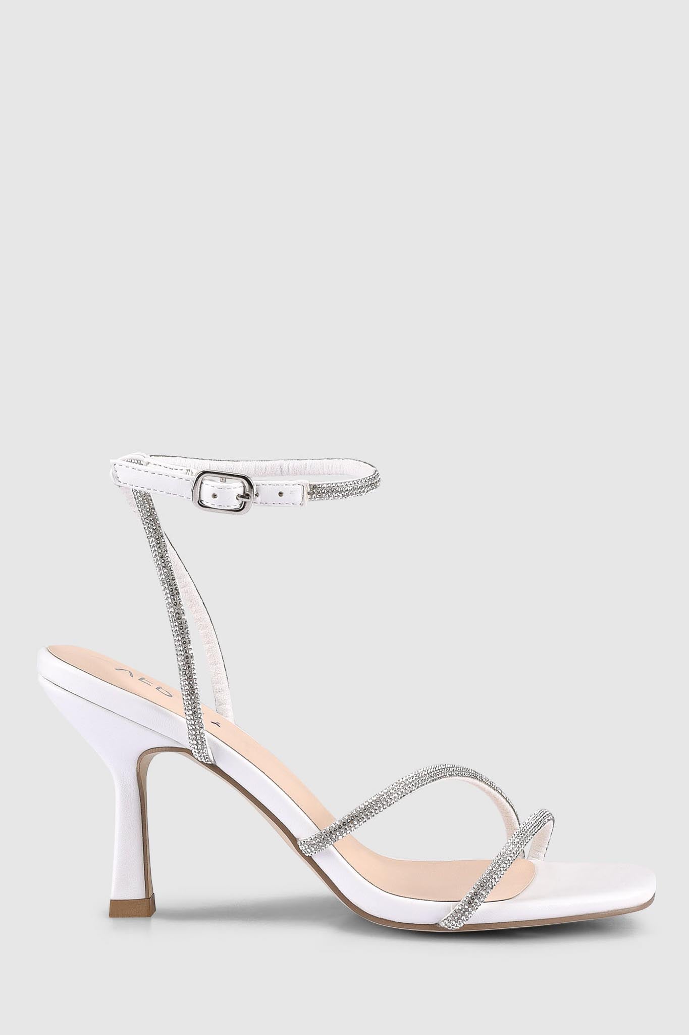 Shop the VERALi Pepper Strappy Sandals Chalk