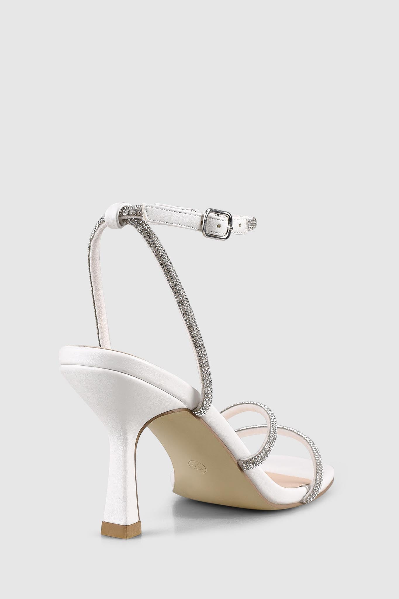 VERALi Pepper Strappy Sandals Chalk by Selfie Leslie Australia