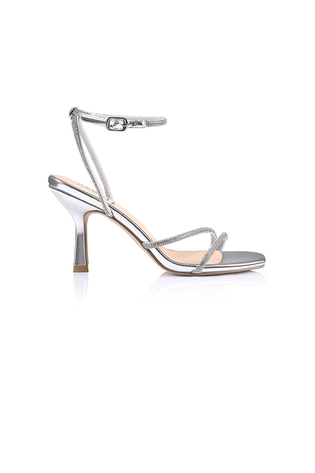 VERALi Pepper Strappy Sandals Silver by Selfie Leslie Australia