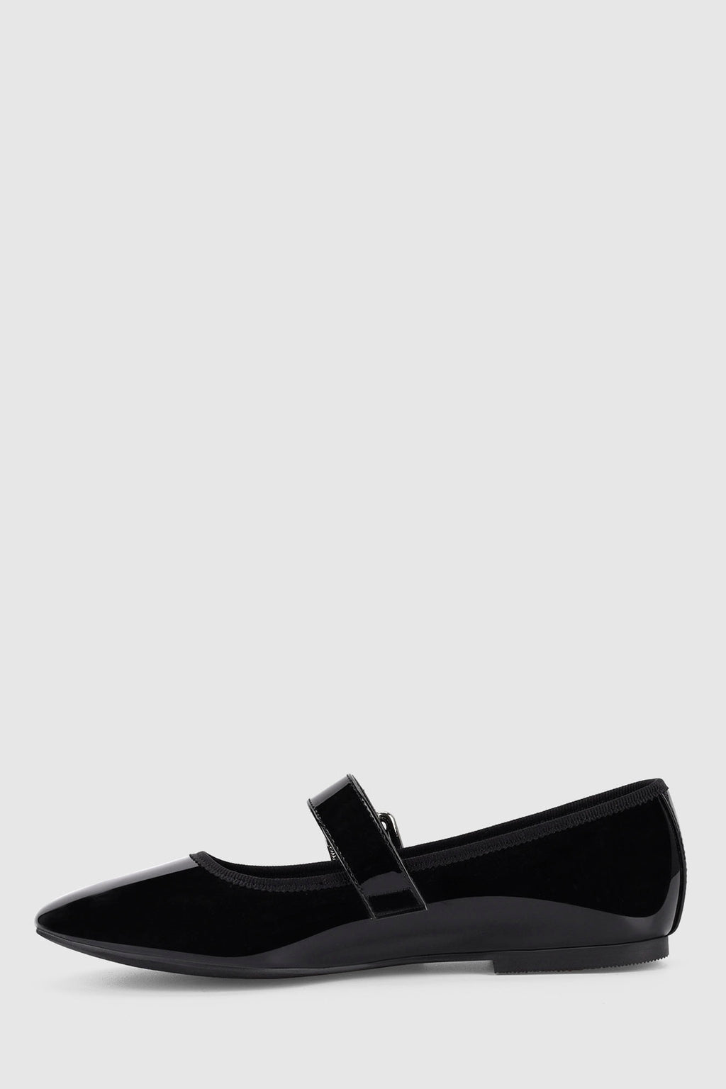 VERALi Banks Buckled Mary-Jane Flats Black Patent by Selfie Leslie Australia