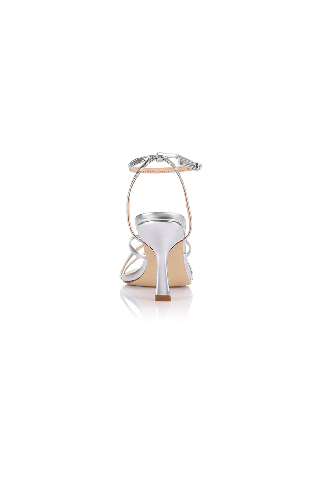 VERALi Penelope Strappy Sandals Silver Metallic by Selfie Leslie Australia