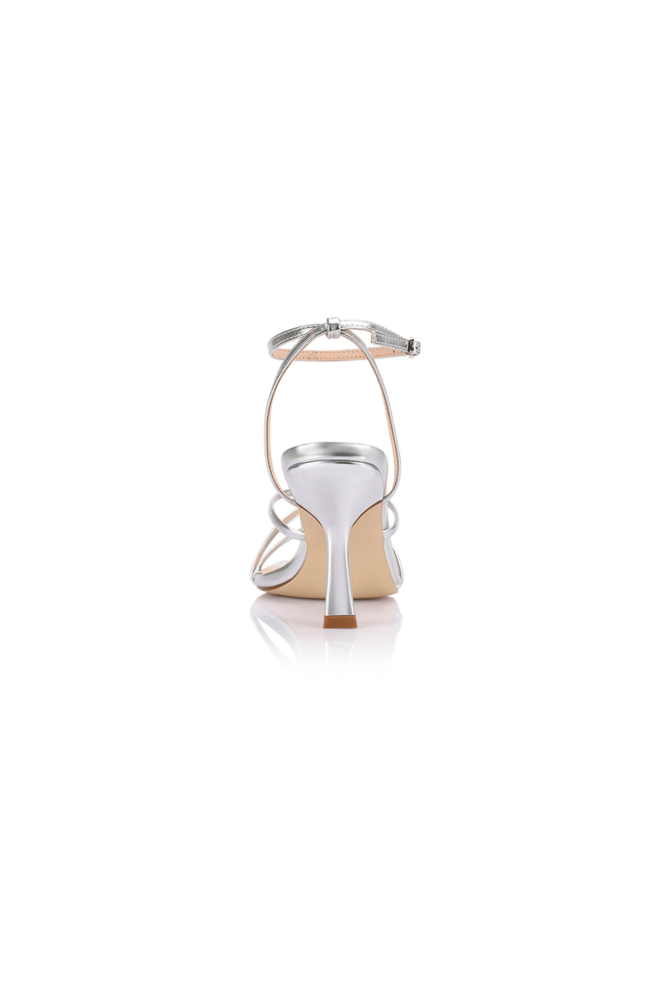 VERALi Penelope Strappy Sandals Silver Metallic by Selfie Leslie Australia