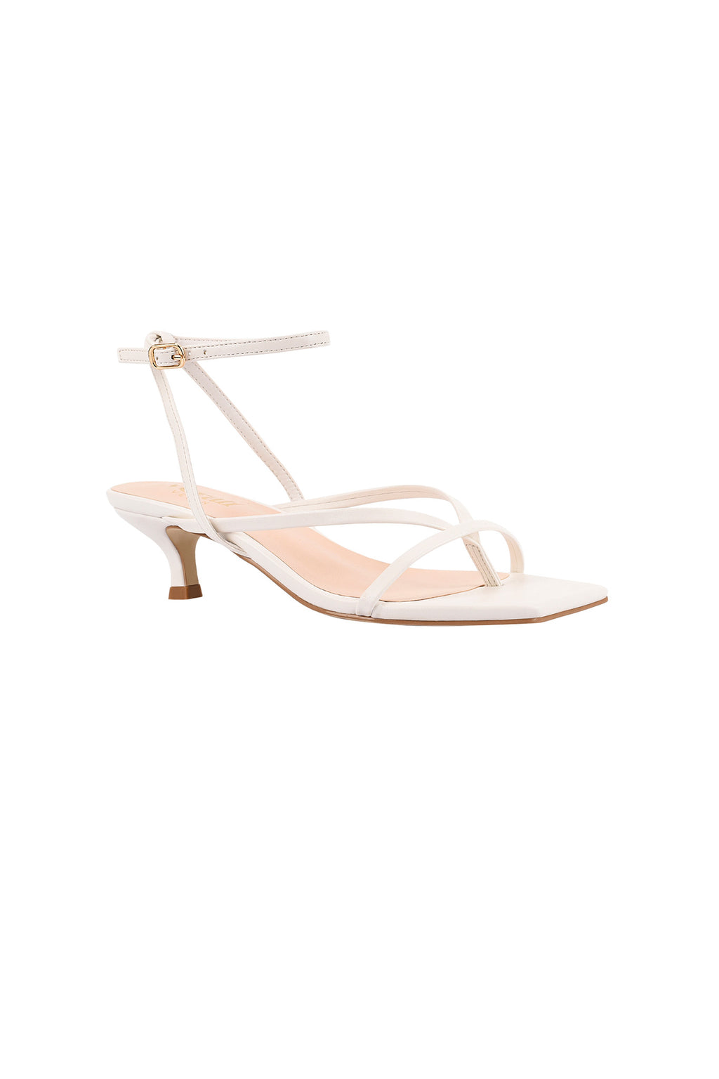 VERALi Maeve Kitten Heel Chalk White by Selfie Leslie Australia