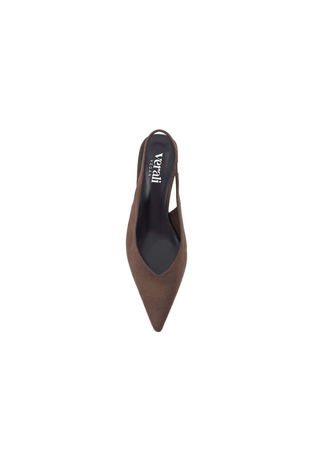 VERALI Lush Slingback Kitten Heels Chocolate by Selfie Leslie Australia