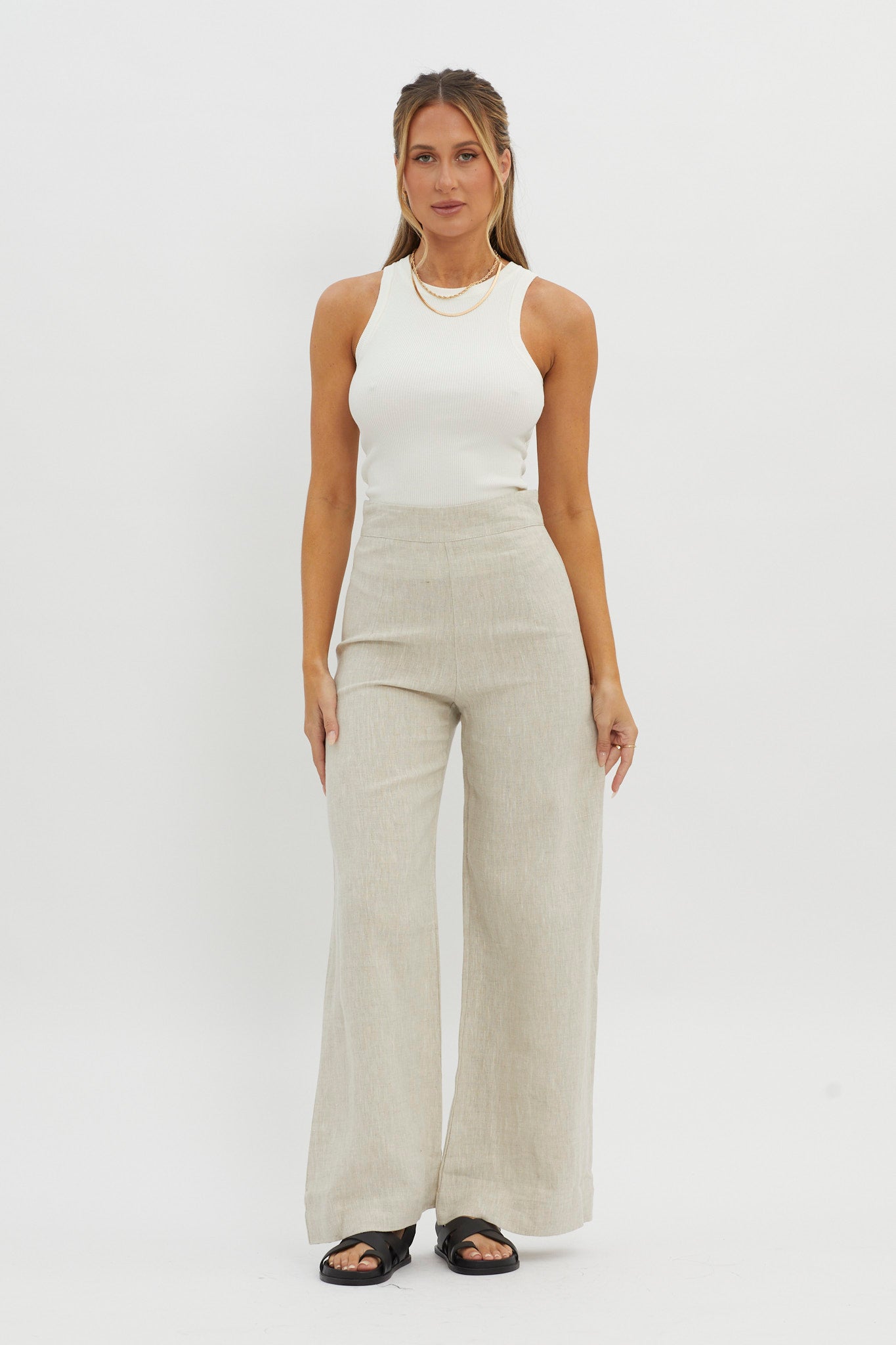 Level Up Ribbed Top White by Selfie Leslie Australia