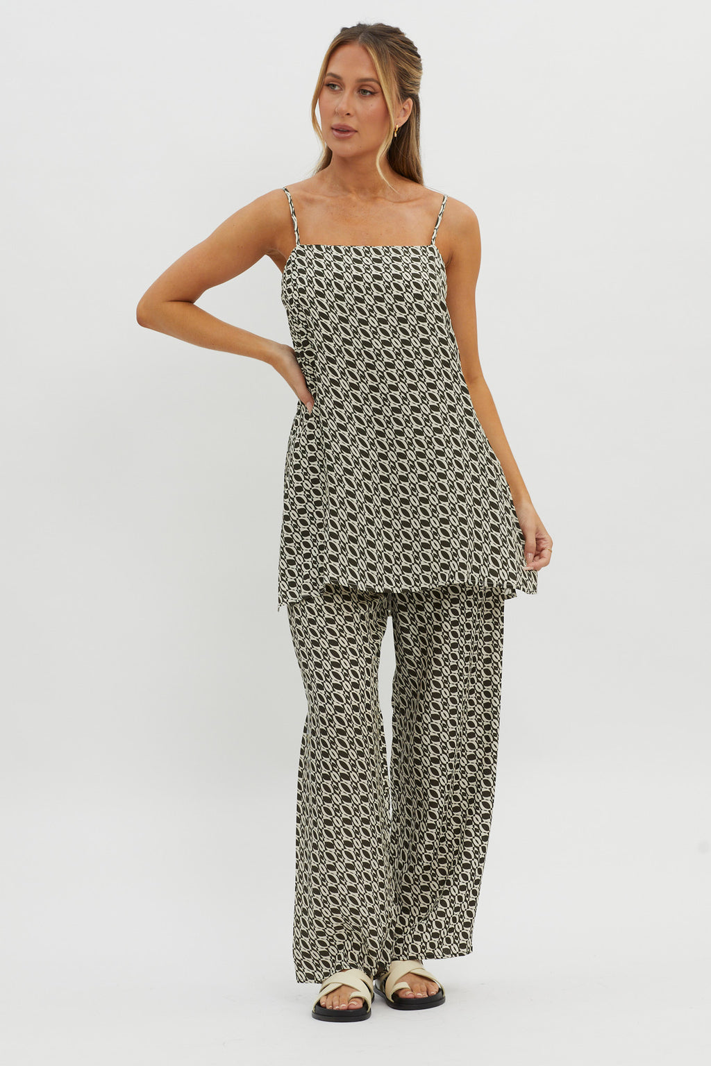 Avenue Longline Top Print Solna by Selfie Leslie Australia