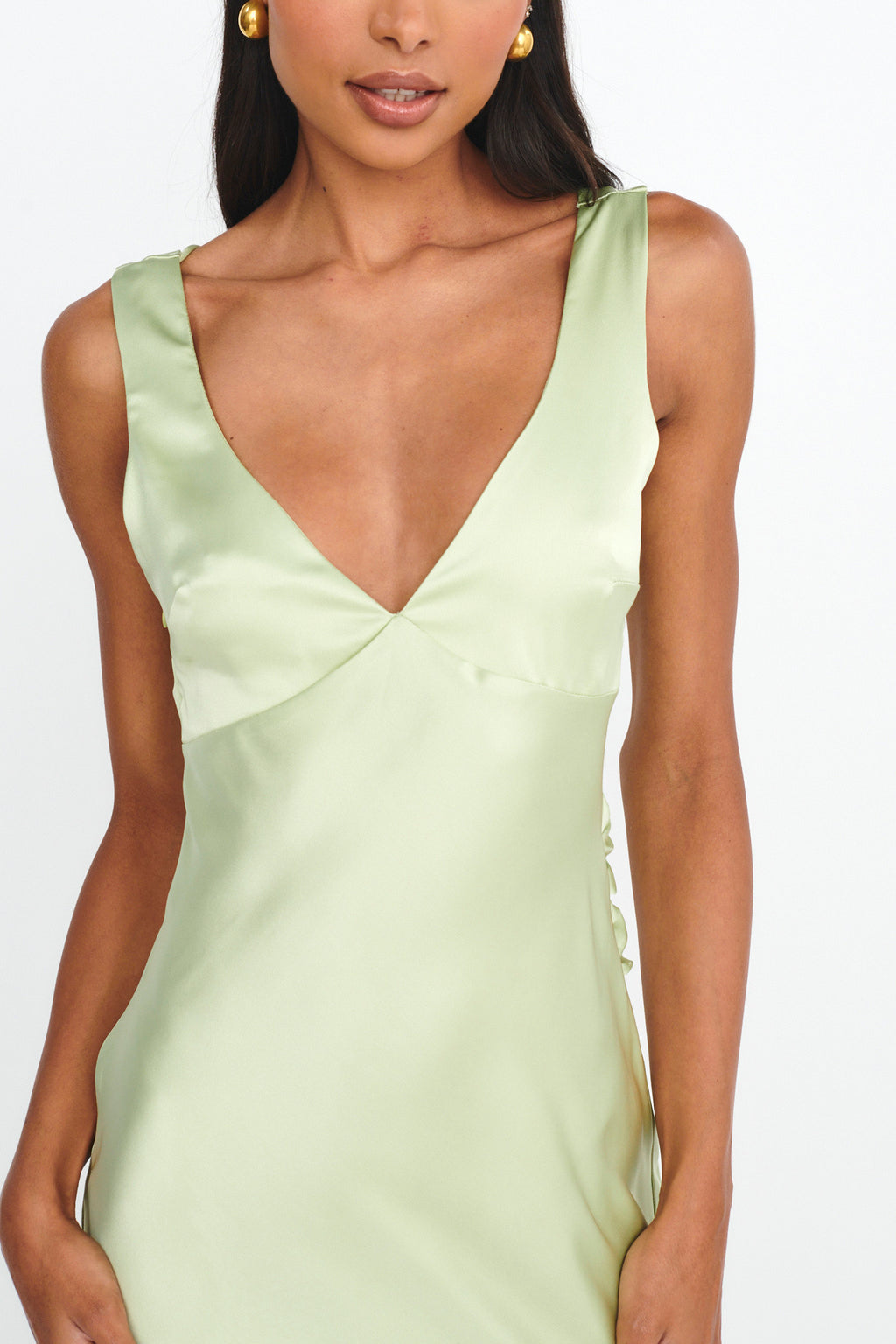Jelena Draped Back Maxi Dress Apple by Selfie Leslie Australia