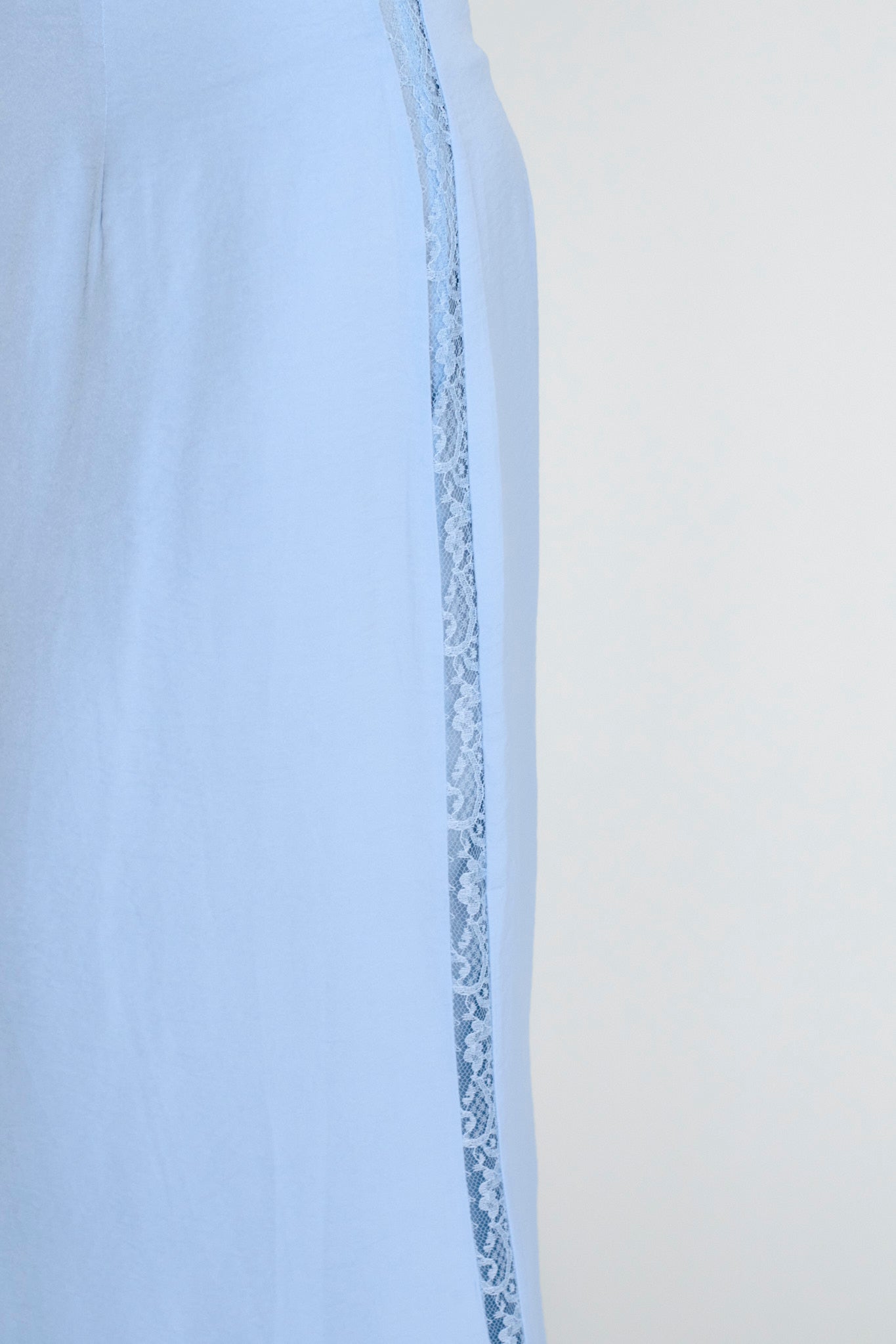 Pammy Lace Trim Maxi Skirt Cloud Blue by Selfie Leslie Australia