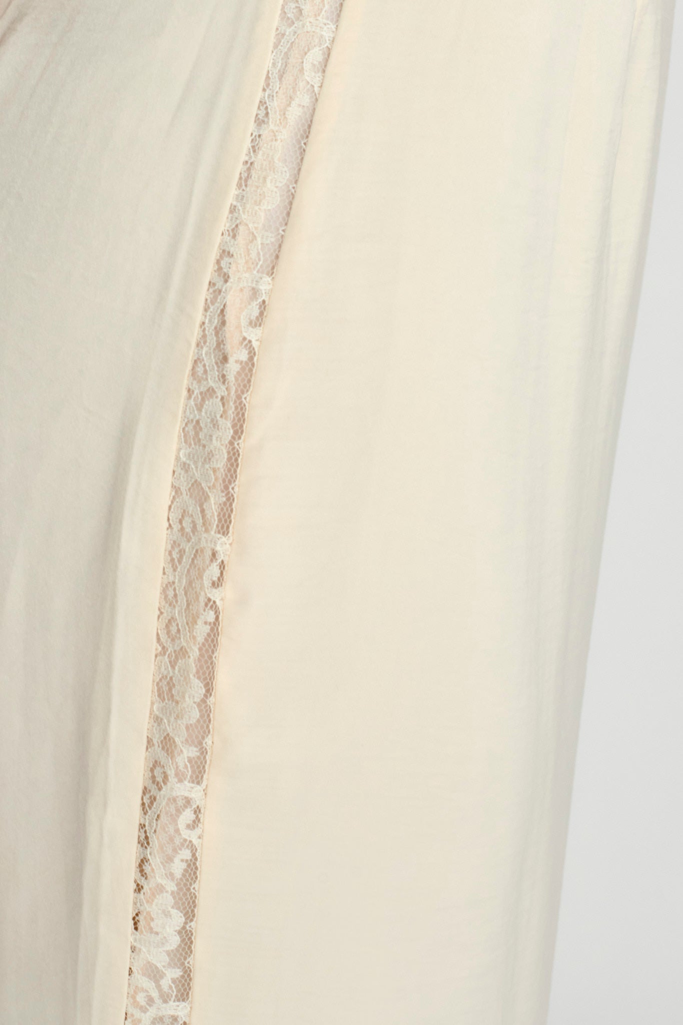 Pammy Lace Trim Maxi Skirt Oyster by Selfie Leslie Australia