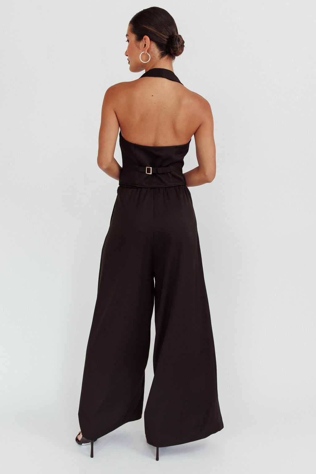 Tammi Wide Leg Pants Black by Selfie Leslie Australia