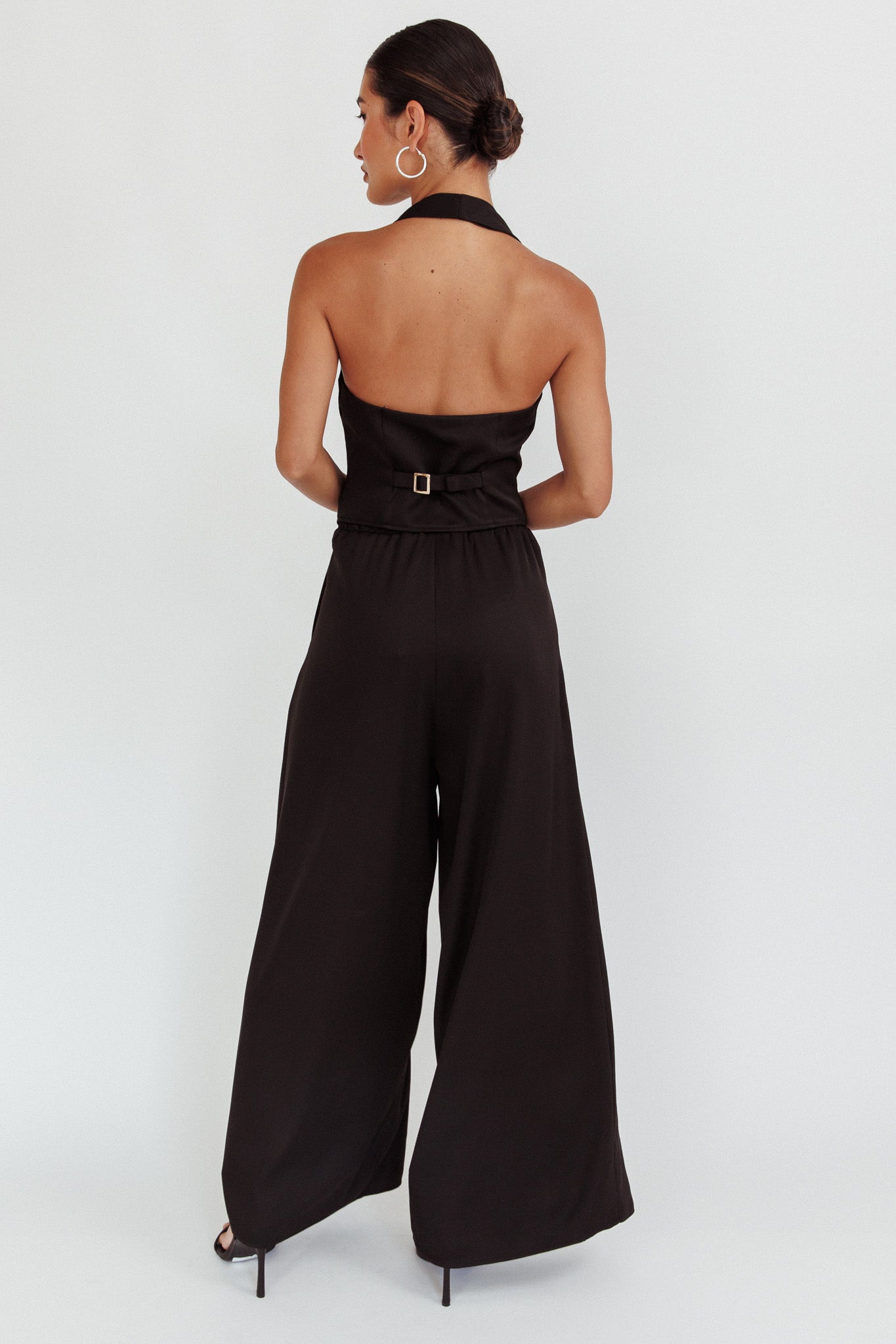 Tammi Wide Leg Pants Black by Selfie Leslie Australia