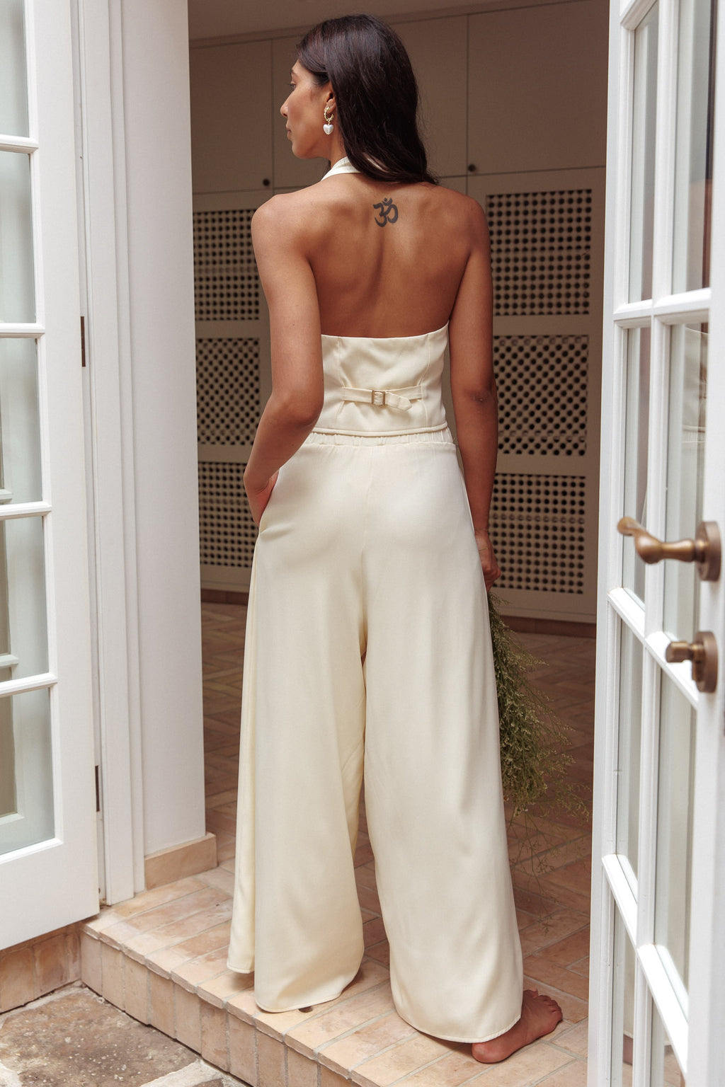 Tammi Wide Leg Pants Butter by Selfie Leslie Australia