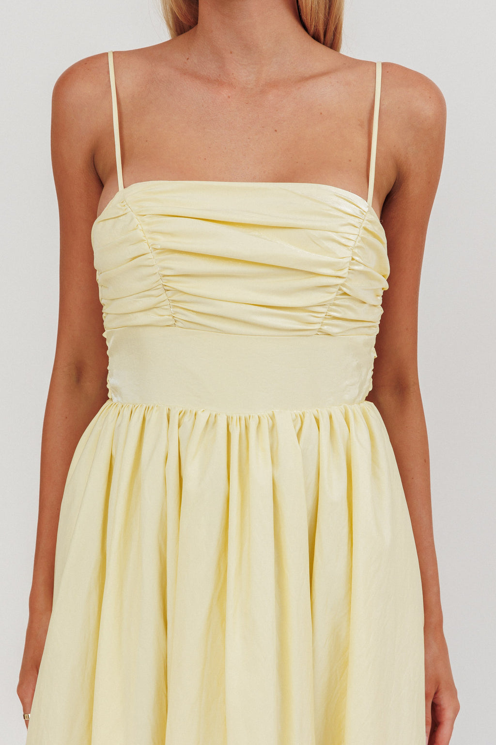 Love Songs Back Bow Maxi Dress Butter by Selfie Leslie Australia