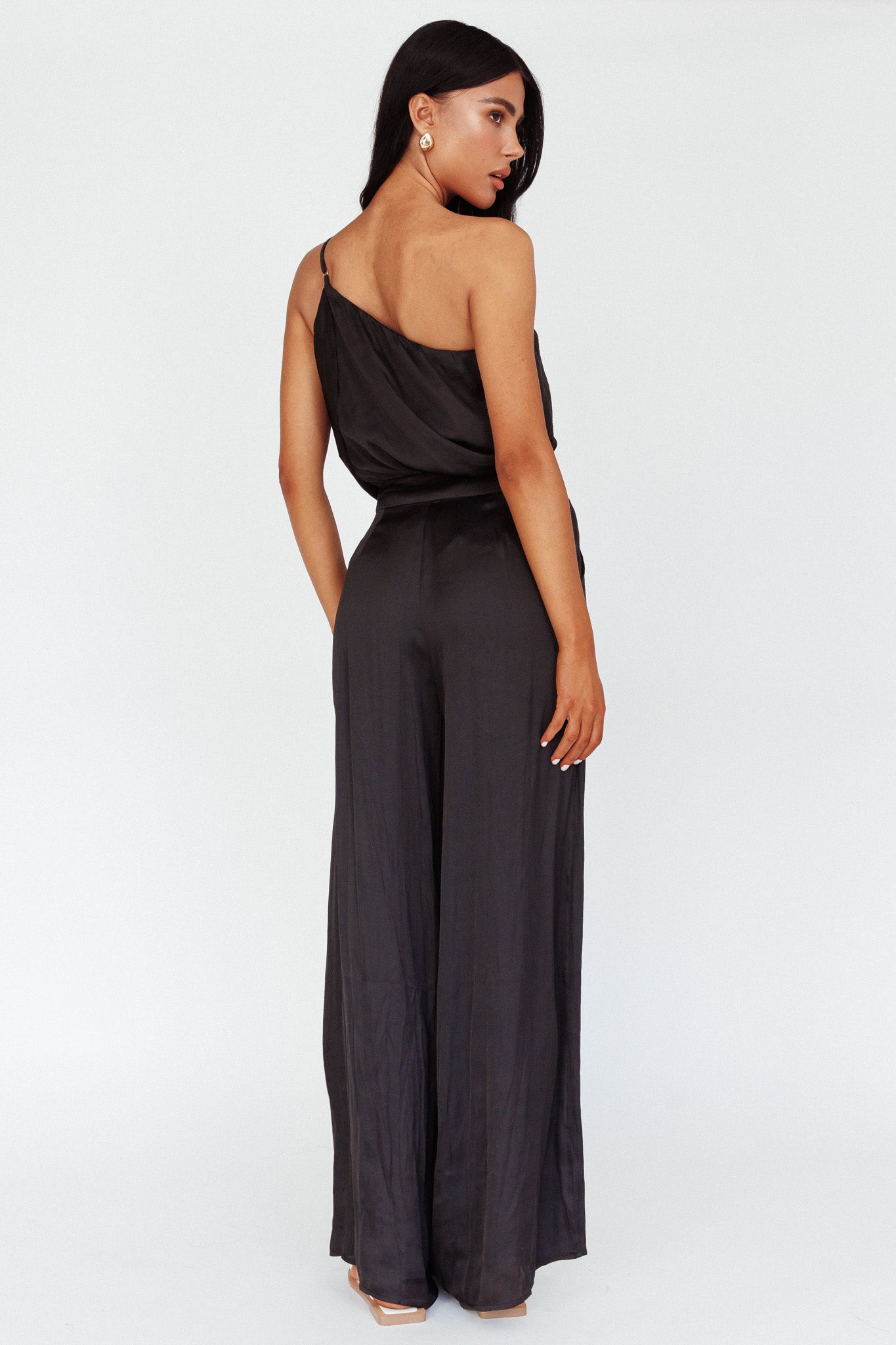 Pollina Wide Leg Pants Black by Selfie Leslie Australia