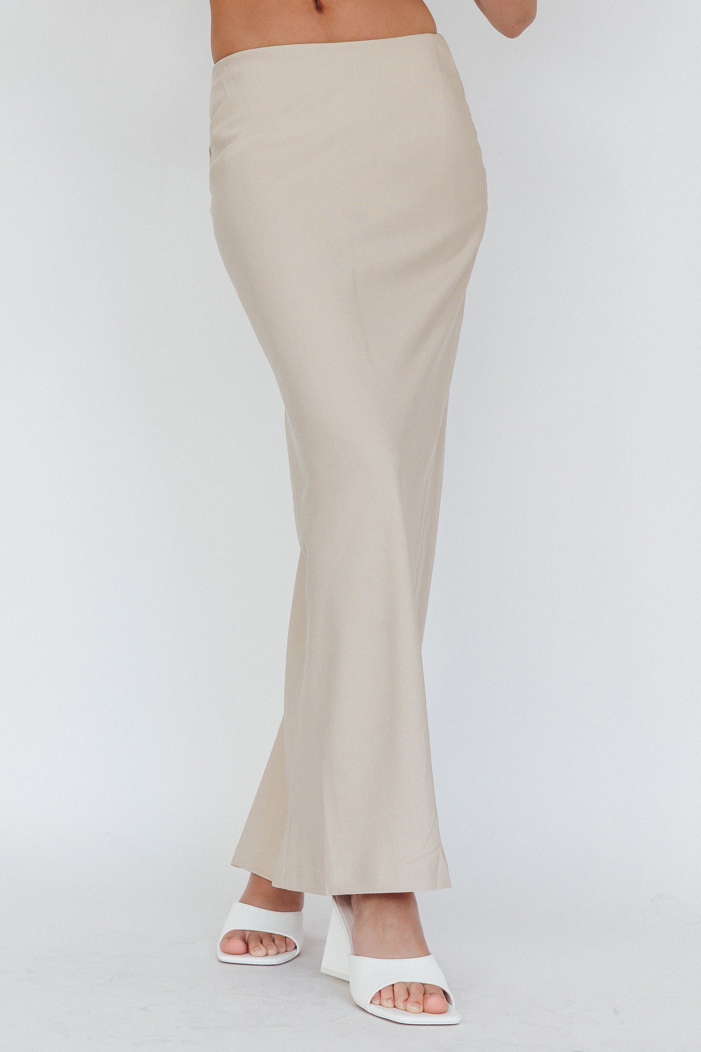 Valencia Flare Midi Skirt Oat by Selfie Leslie Australia