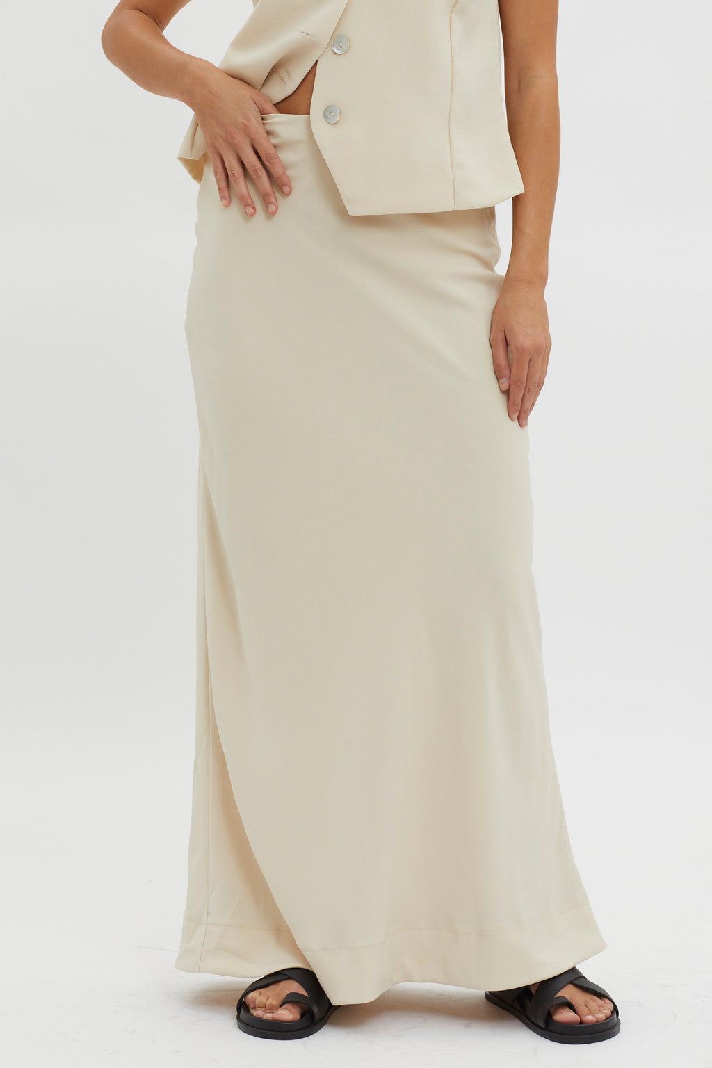Philomena Midi Skirt Oat by Selfie Leslie Australia