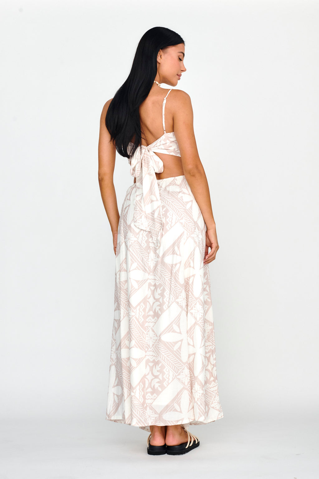 Sought After Maxi Skirt Print Latte by Selfie Leslie Australia