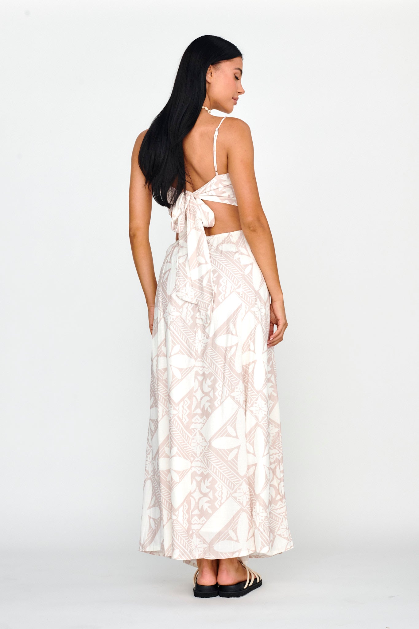Sought After Maxi Skirt Print Latte by Selfie Leslie Australia