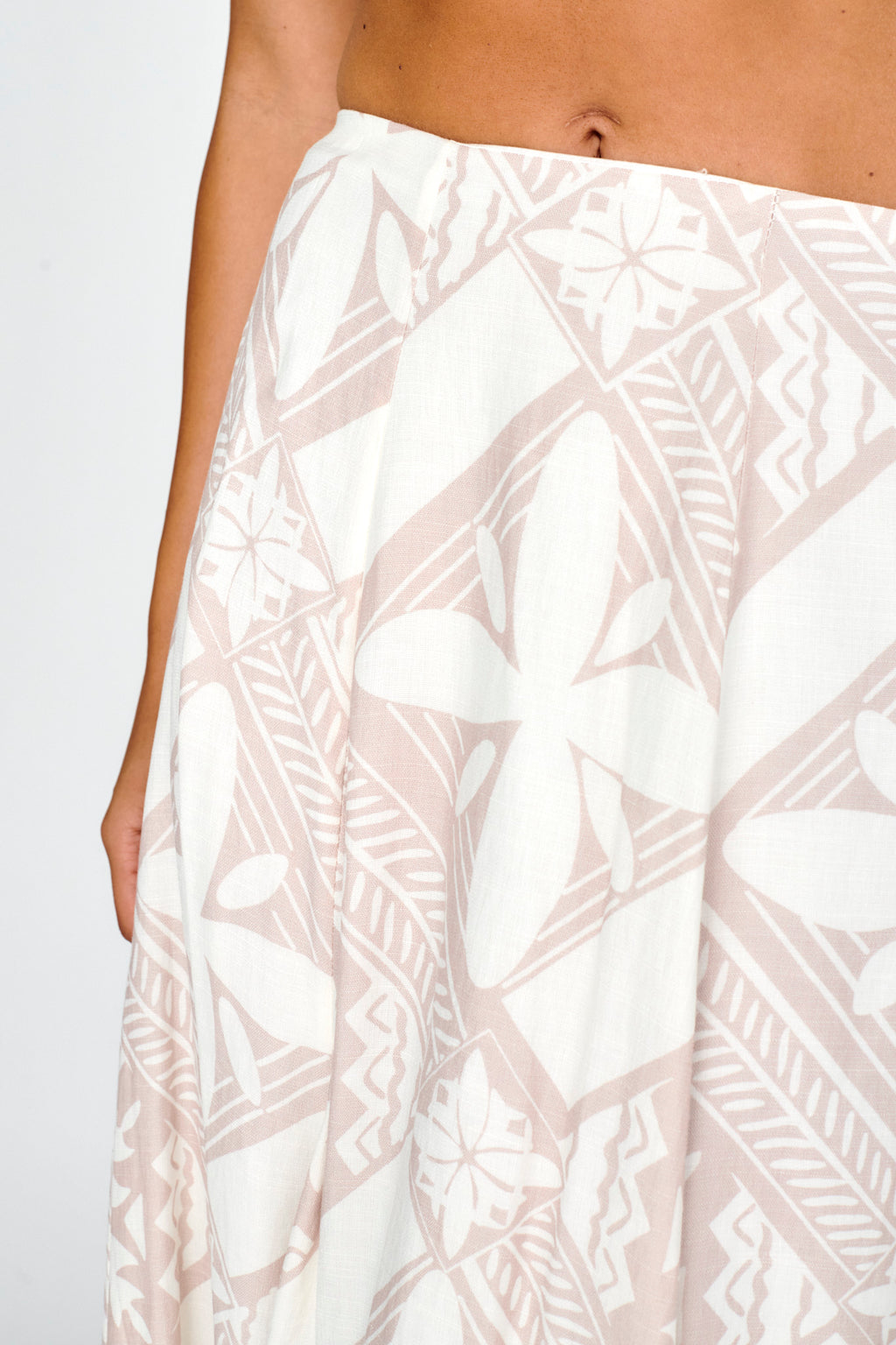 Sought After Maxi Skirt Print Latte by Selfie Leslie Australia