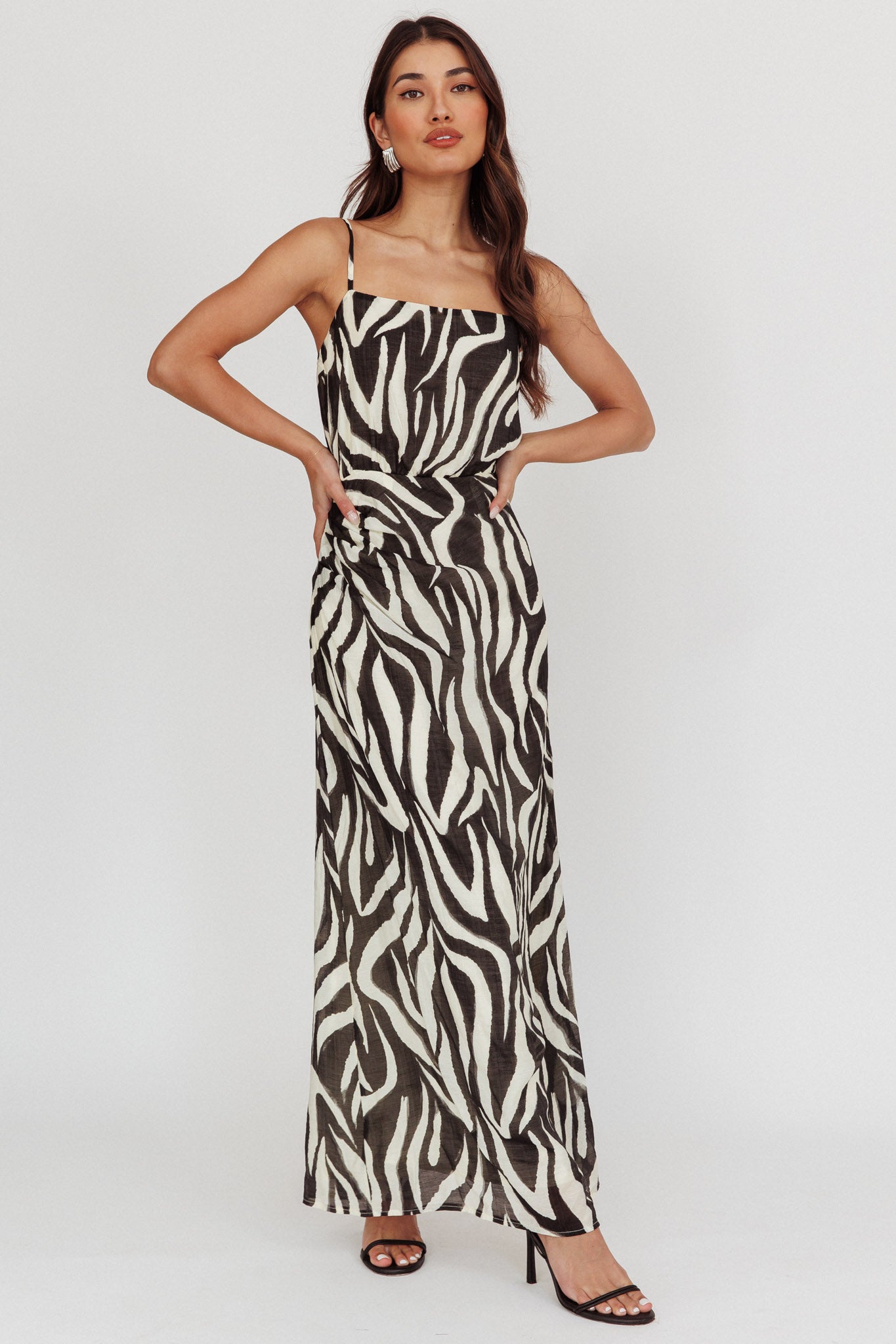 Shop The Pristine Zebra Print Maxi Dress Black shop-the-pristine-zebra-print-maxi-dress-black
