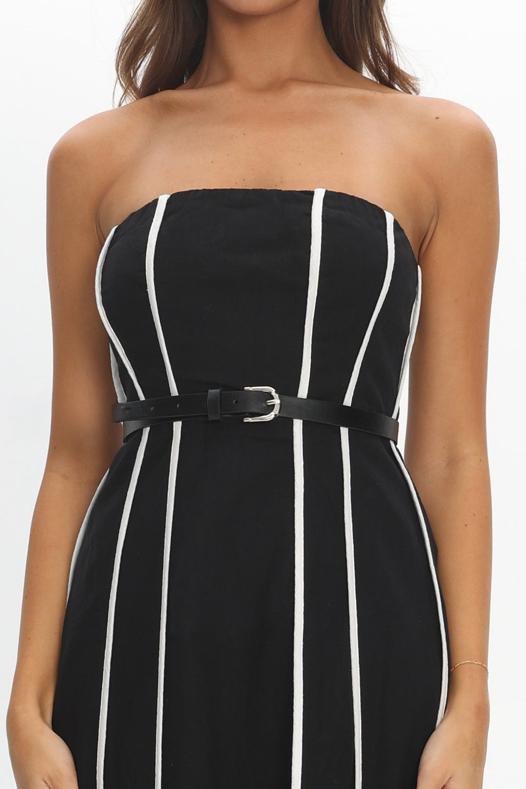 Azalea Sleeveless Midi Dress Black by Selfie Leslie Australia