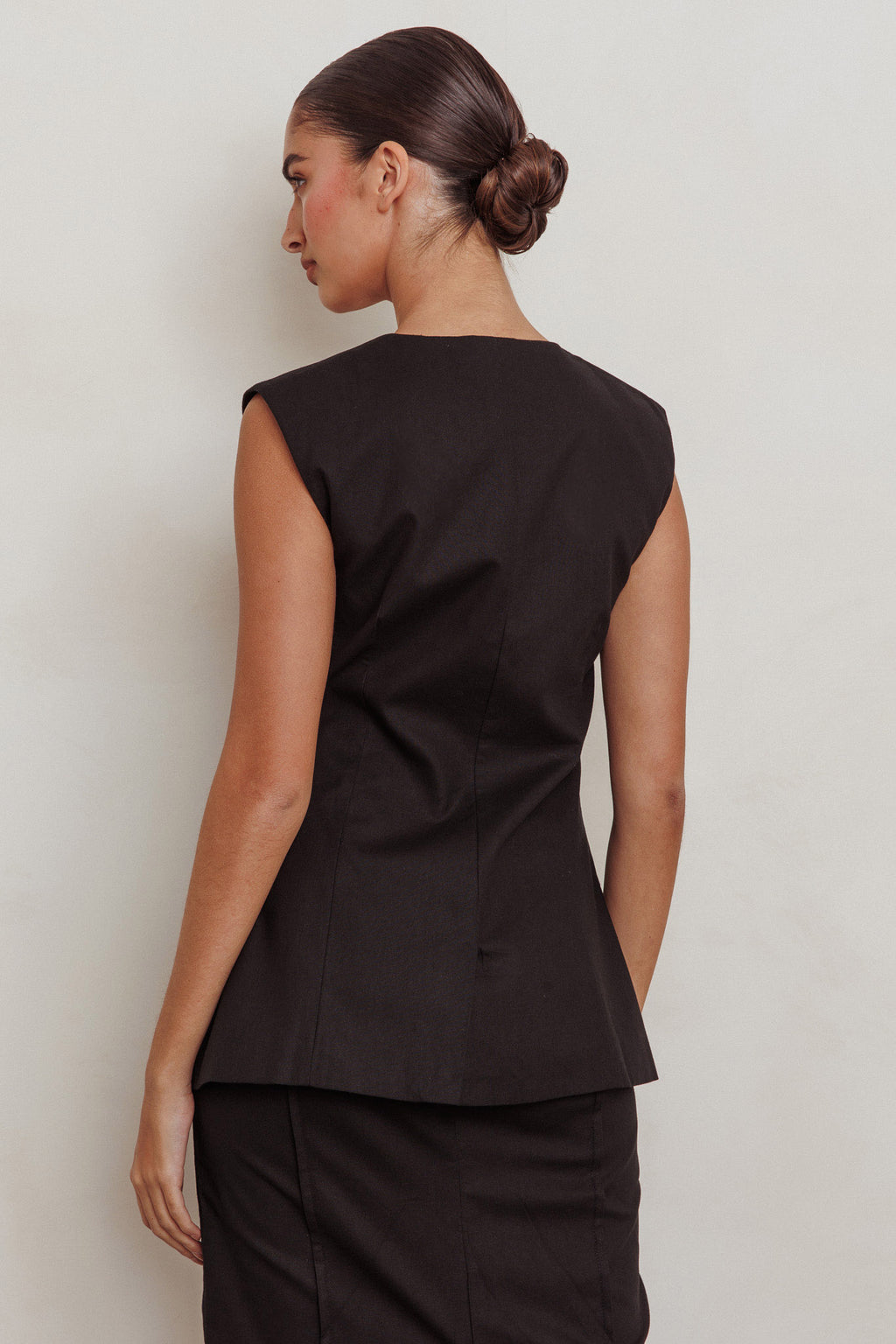 Sweet Treat Sleeveless Top Black by Selfie Leslie Australia