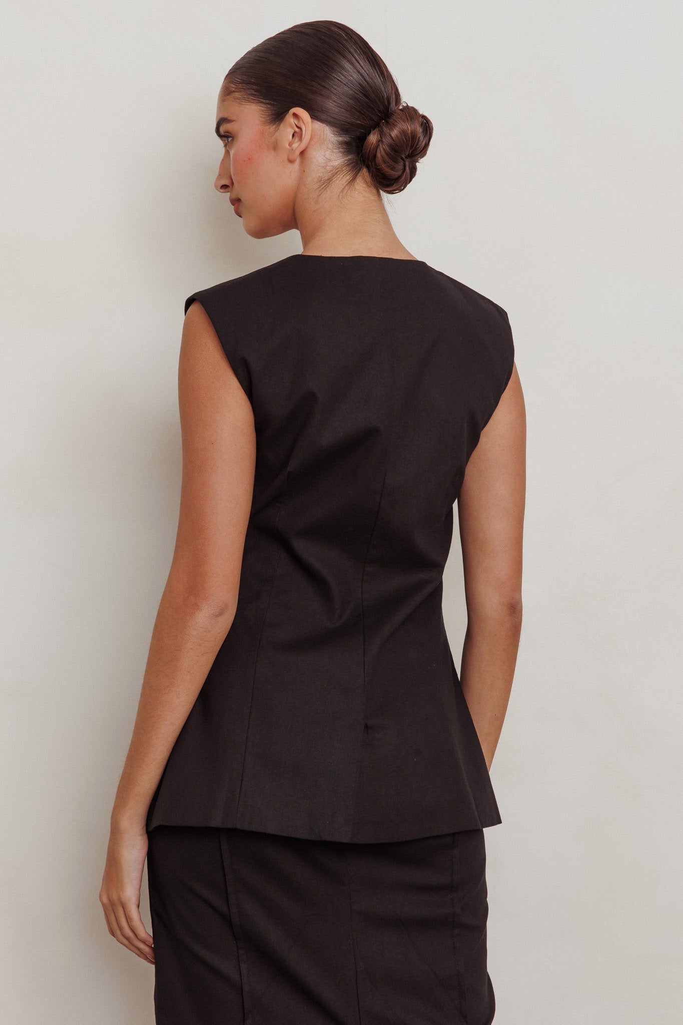 Sweet Treat Sleeveless Top Black by Selfie Leslie Australia