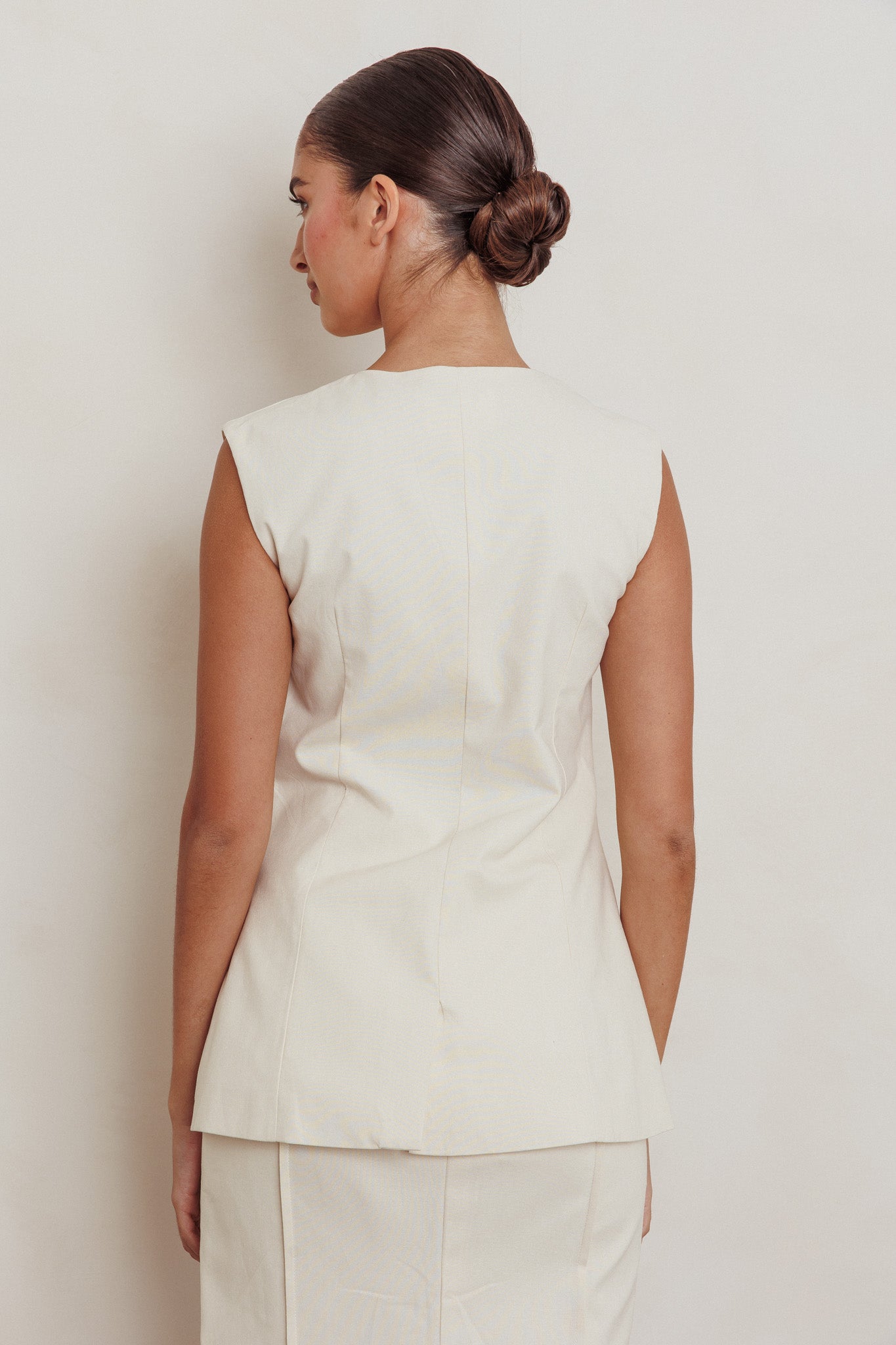 Sweet Treat Sleeveless Top Oat by Selfie Leslie Australia
