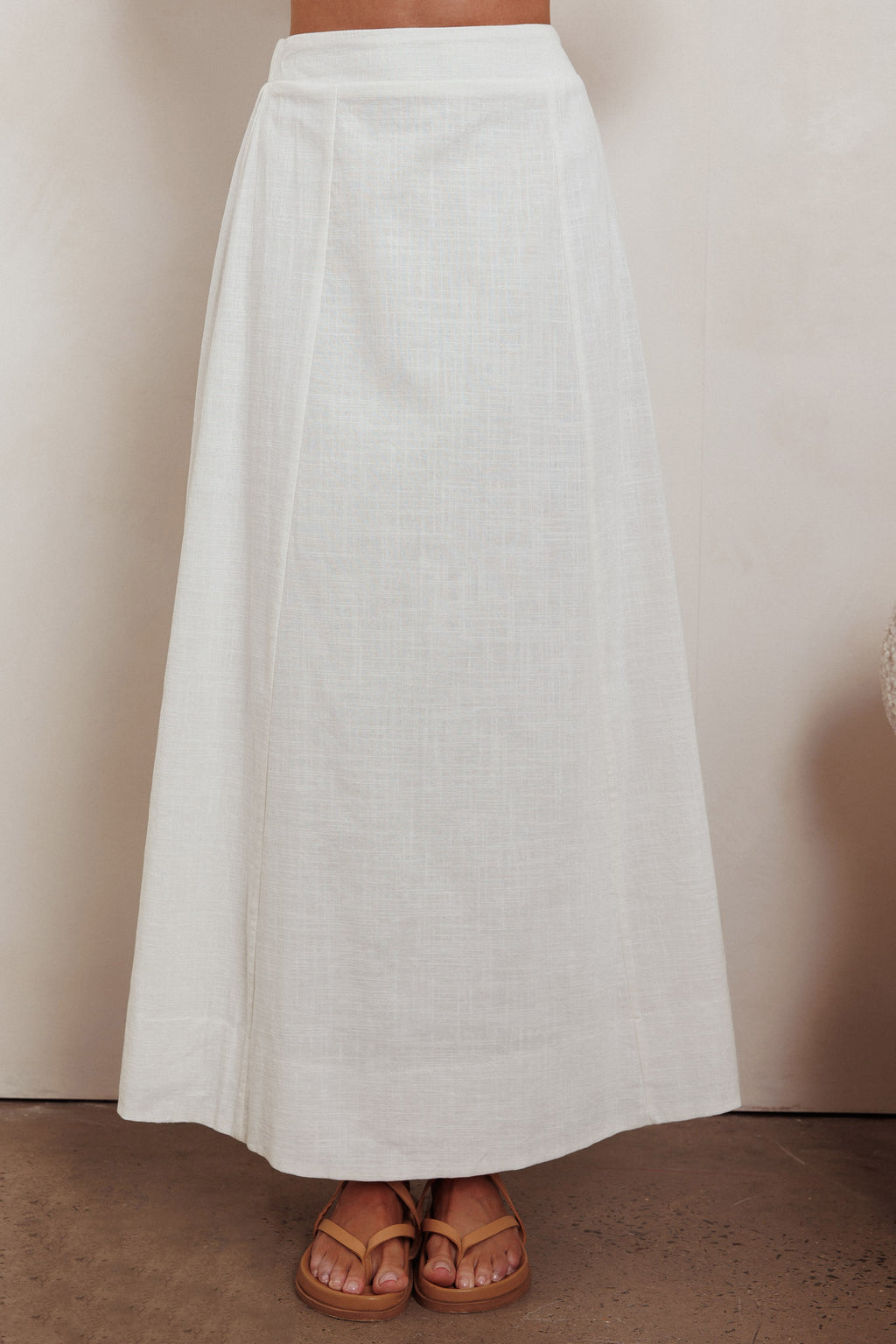 Payday A-Line Maxi Skirt Off White by Selfie Leslie Australia