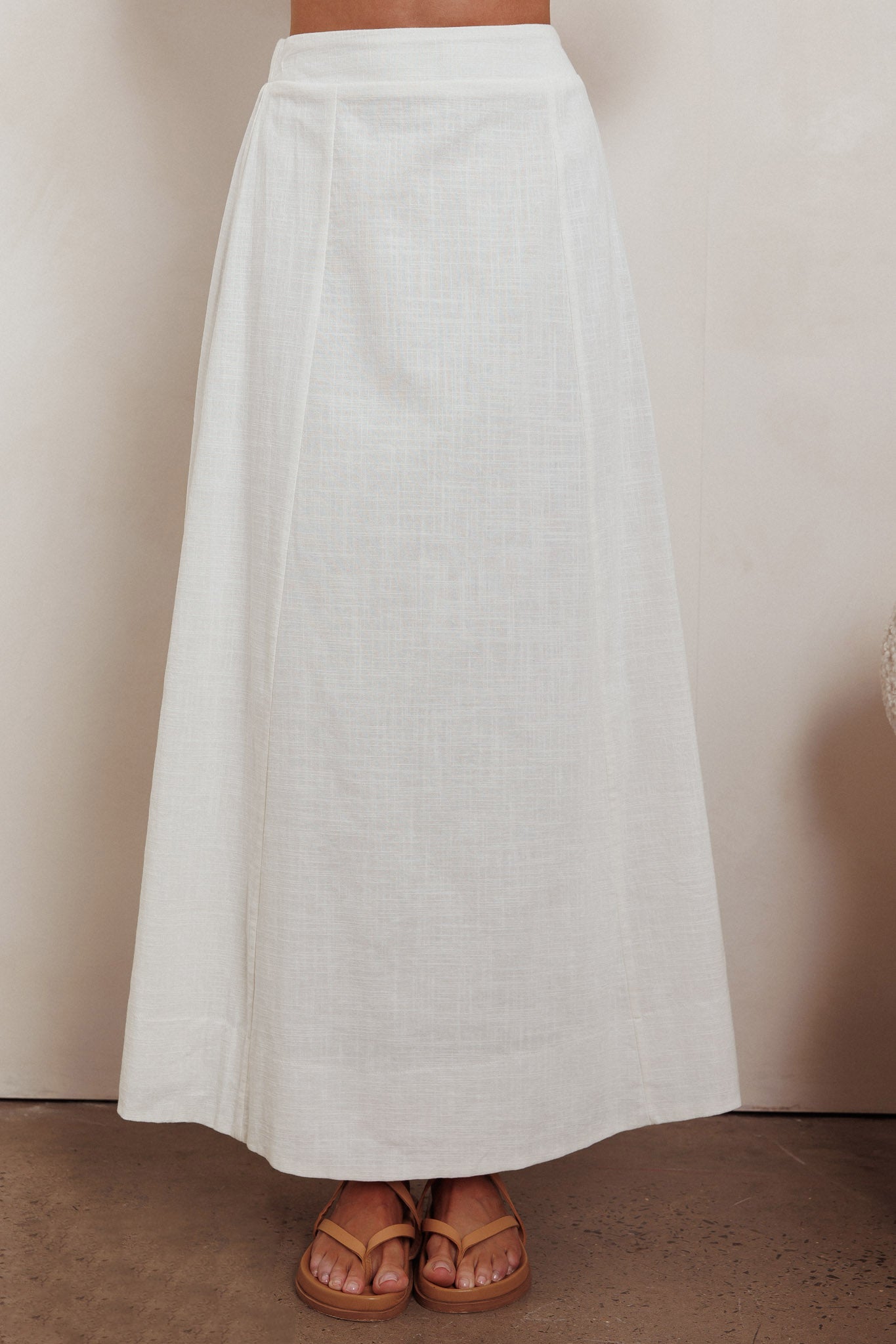 Payday A-Line Maxi Skirt Off White by Selfie Leslie Australia