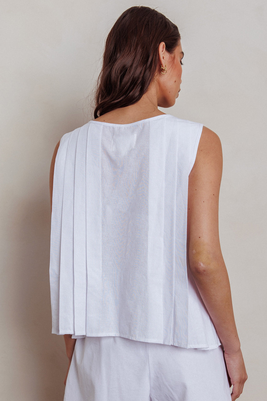 Bettino Sleeveless Tie Front Top White by Selfie Leslie Australia