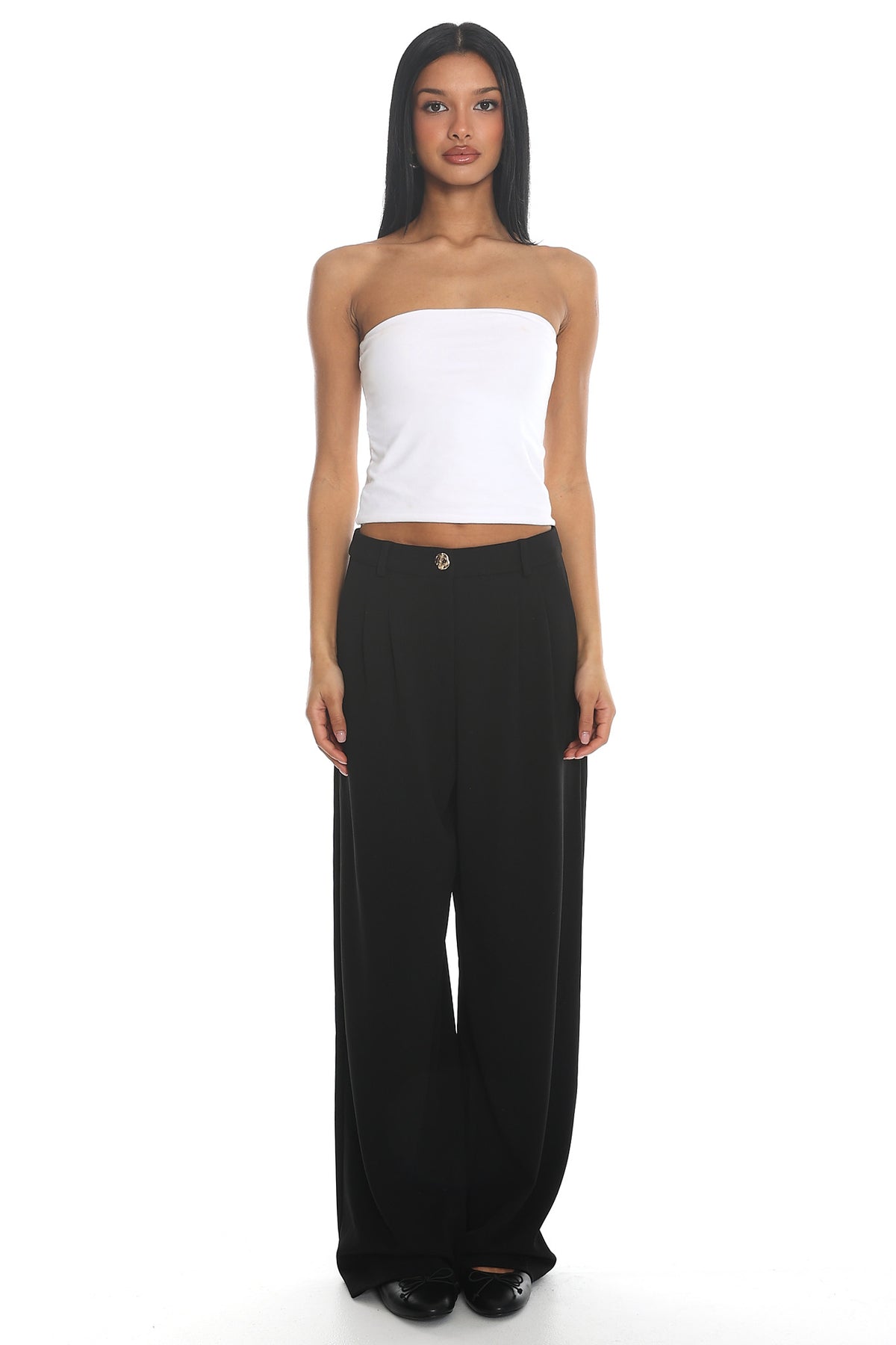 Shellby Wide Leg Pants Black by Selfie Leslie Australia