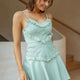 Janey Applique A-Line Dress Pistachio