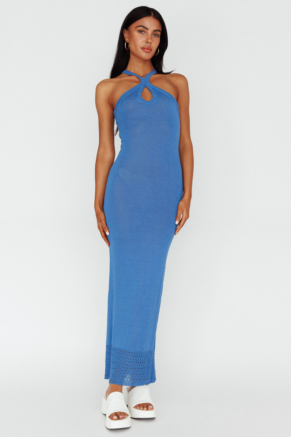 Nalu Keyhole Knit Maxi Dress Tide by Selfie Leslie Australia