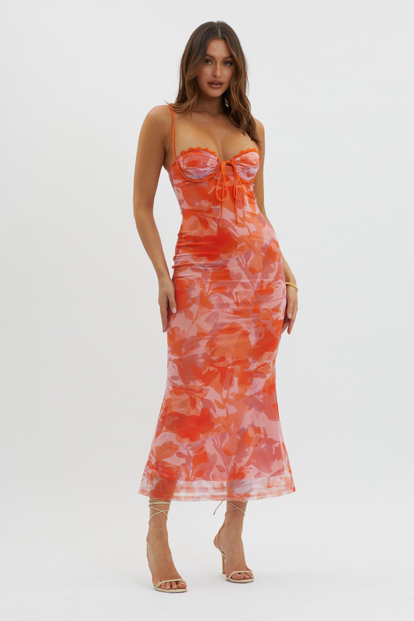 chiffon maxi dress red Goddiva Plus Wrap Back With Front Slit Size AUS:M or just want to Plus Size Wedding Dresses With Color Silk Black Open Back