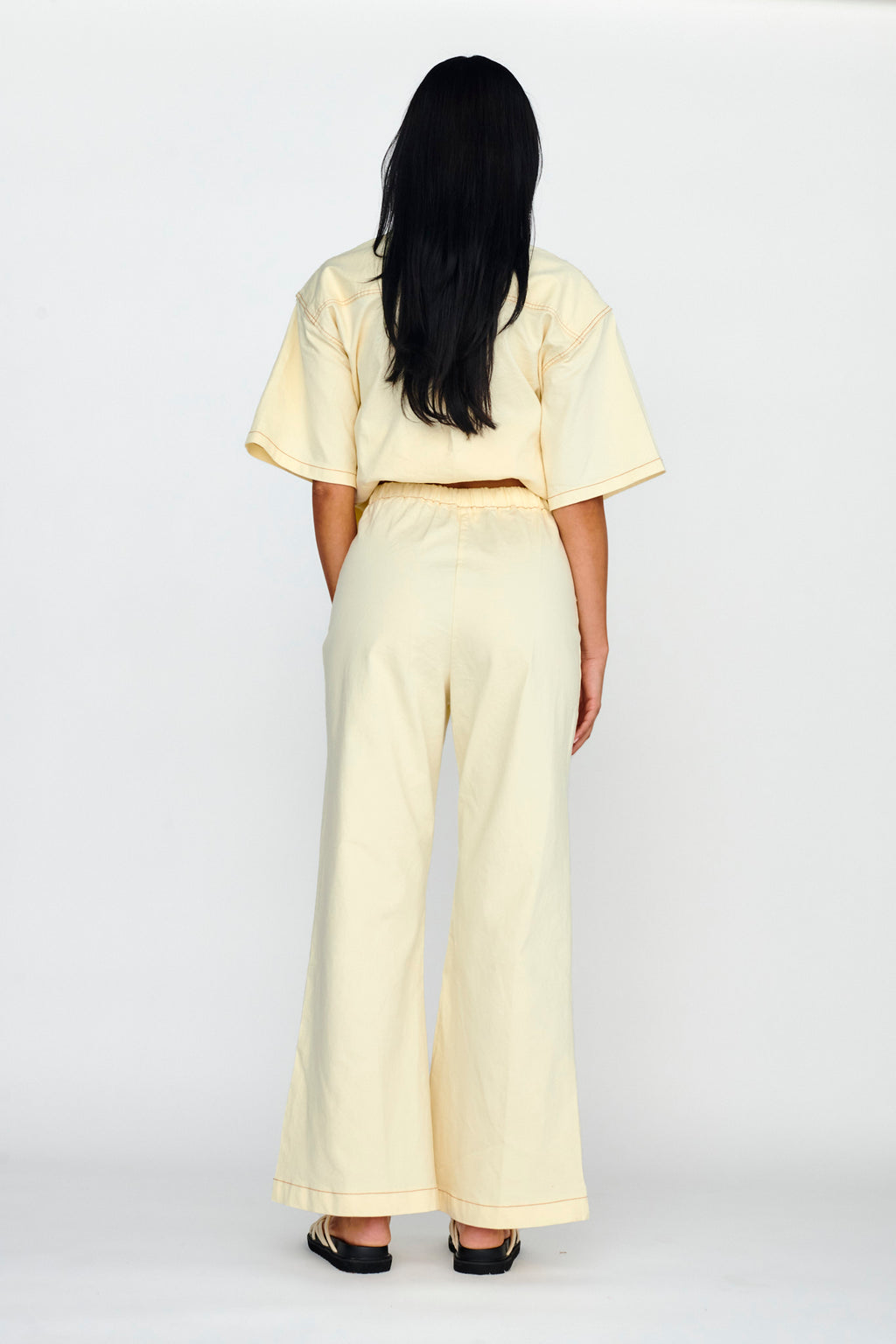 Light Aura Long Pants Buttermilk by Selfie Leslie Australia