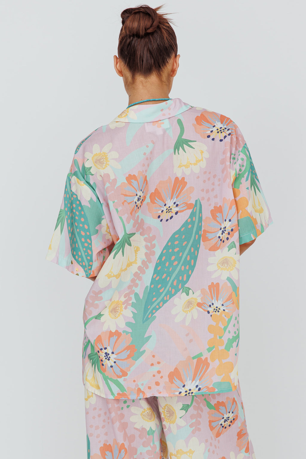 Kiko Button-Up Shirt Print Pink Multi by Selfie Leslie Australia
