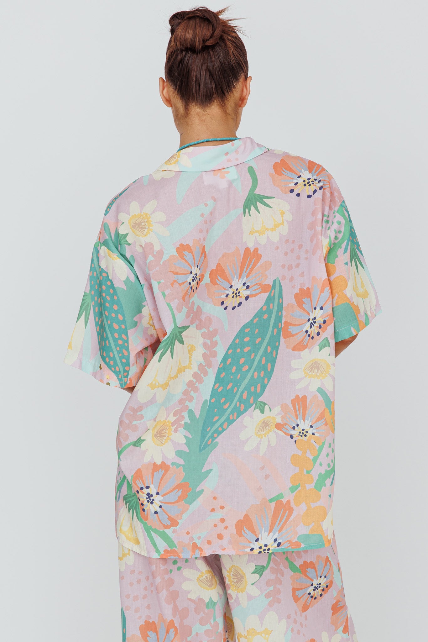 Kiko Button-Up Shirt Print Pink Multi by Selfie Leslie Australia